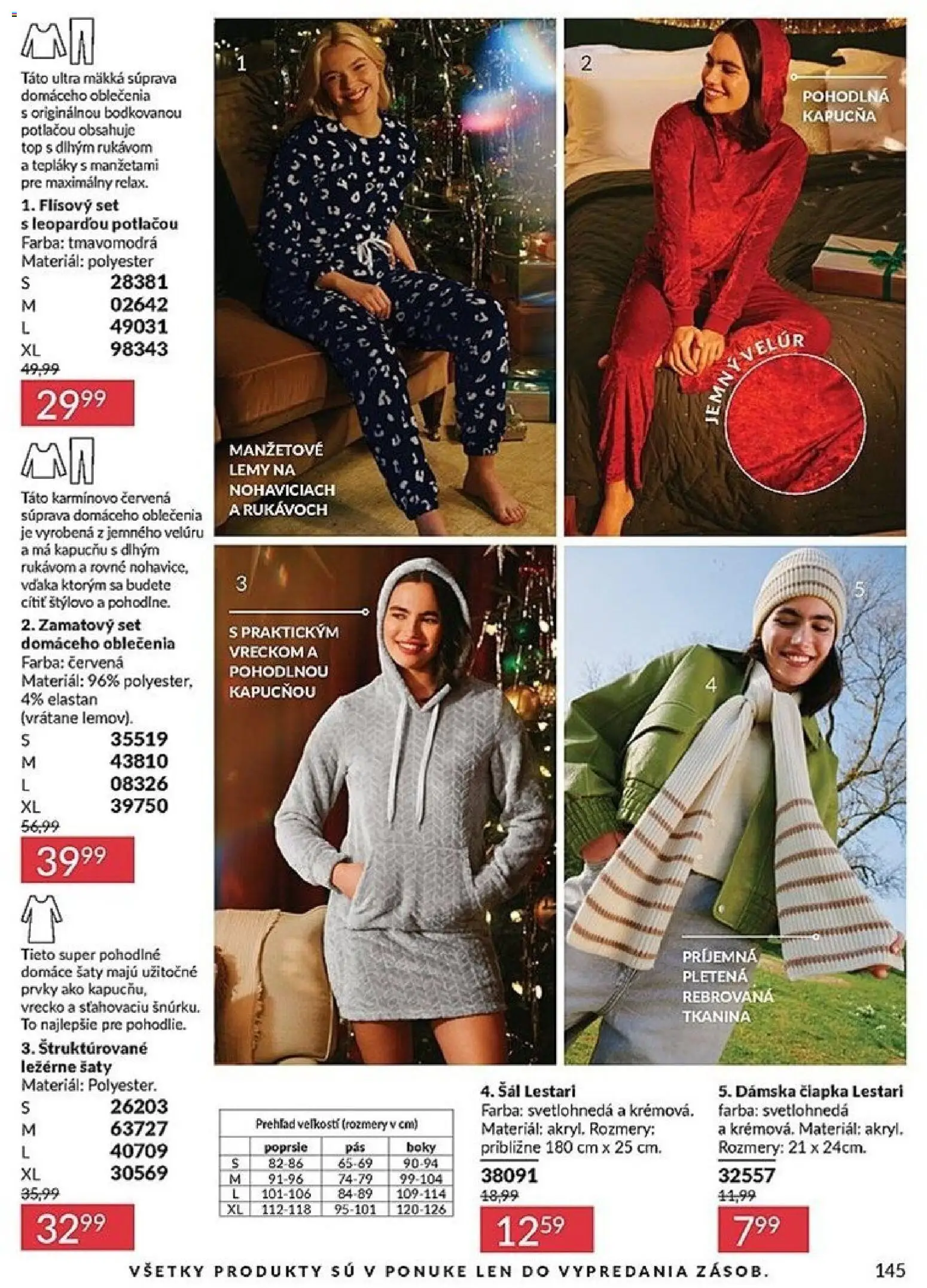 Nové Avon akcie – leták je platný od 01.01.2026 | Strana: 145 | Produkty: Šaty, Šál