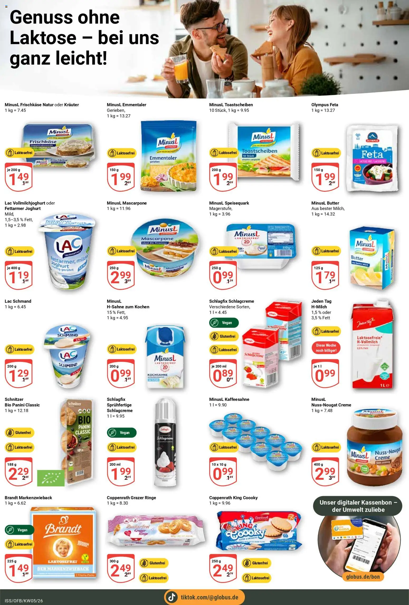 Globus Prospekt 	 – gültig ab 26.01.2026 | Seite: 15 | Produkte: Feta, Butter, Joghurt, Speisequark