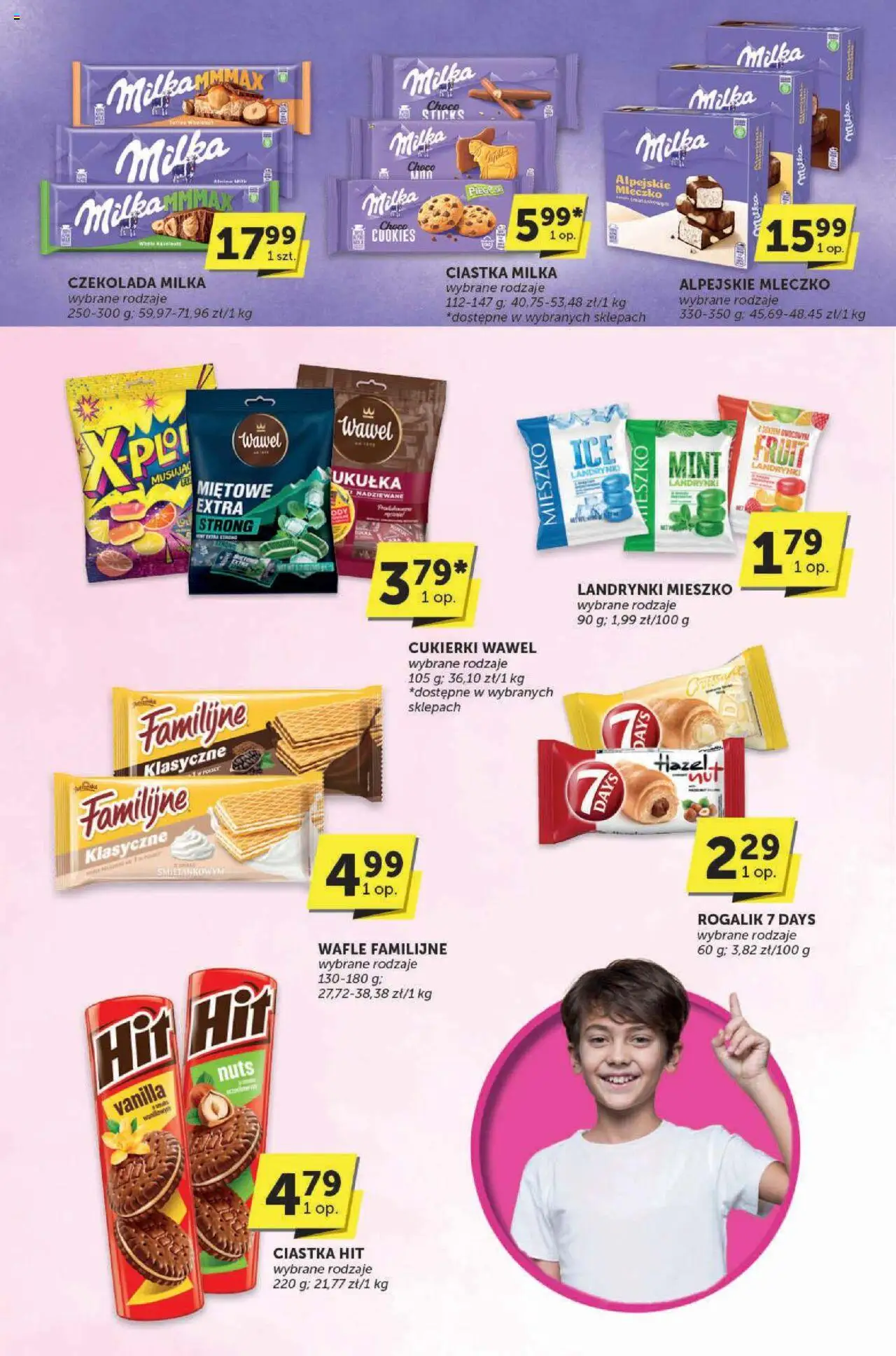 Euro Sklep Gazetka - Katalog od 04.09.2025 | Strona: 21 | Produkty: Wafle, Milka, Czekolada, Cukierki