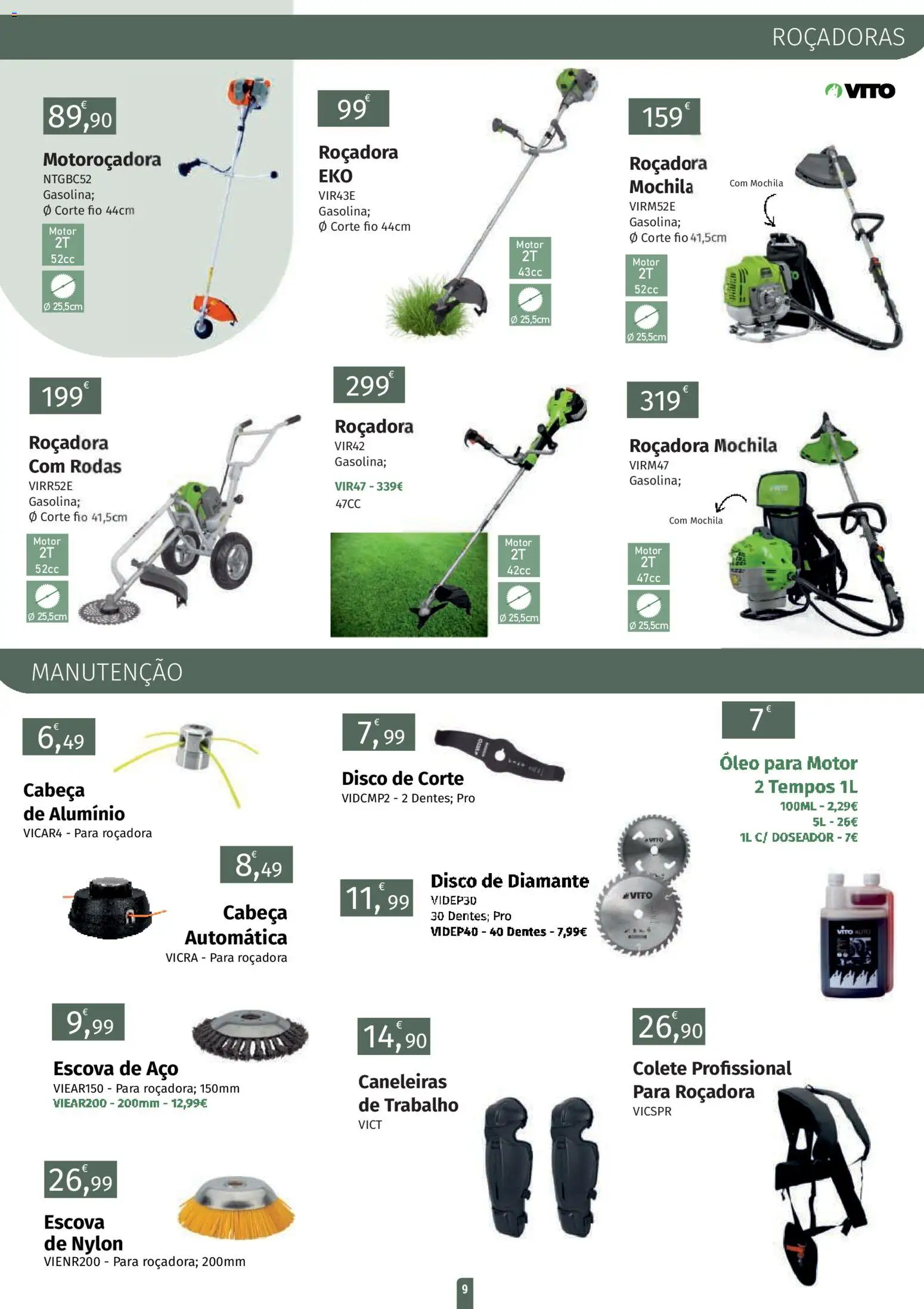 E.Leclerc folheto Jardim Fafe │ válido de 23.03.2026 | Página: 9 | Produtos: Mochila, Óleo, Colete