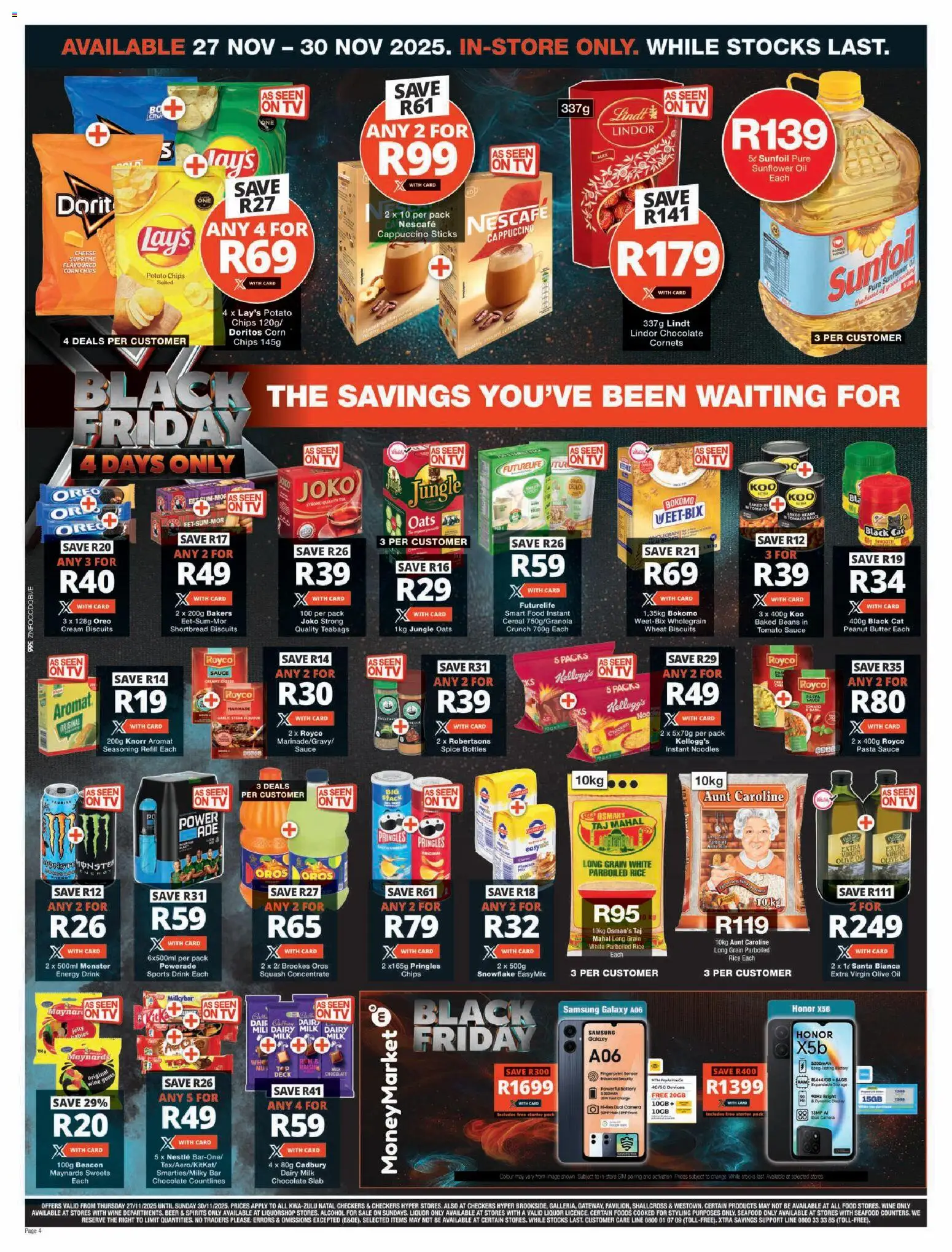 New Checkers catalogue – valid from 27.11.2025 | Page: 4 | Products: Sweets, Seasoning, Sauce, Garlic