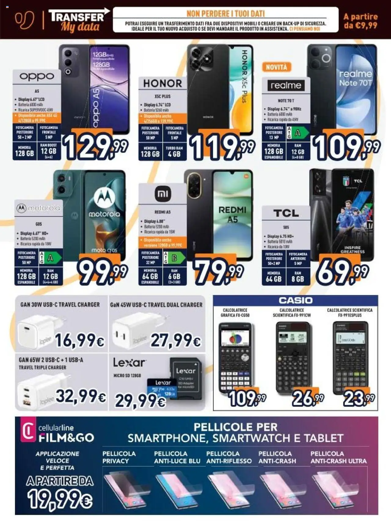 Volantino Unieuro del 13.10.2025 | Pagina: 8 | Prodotti: Data, Fotocamera, Batteria, Batterie