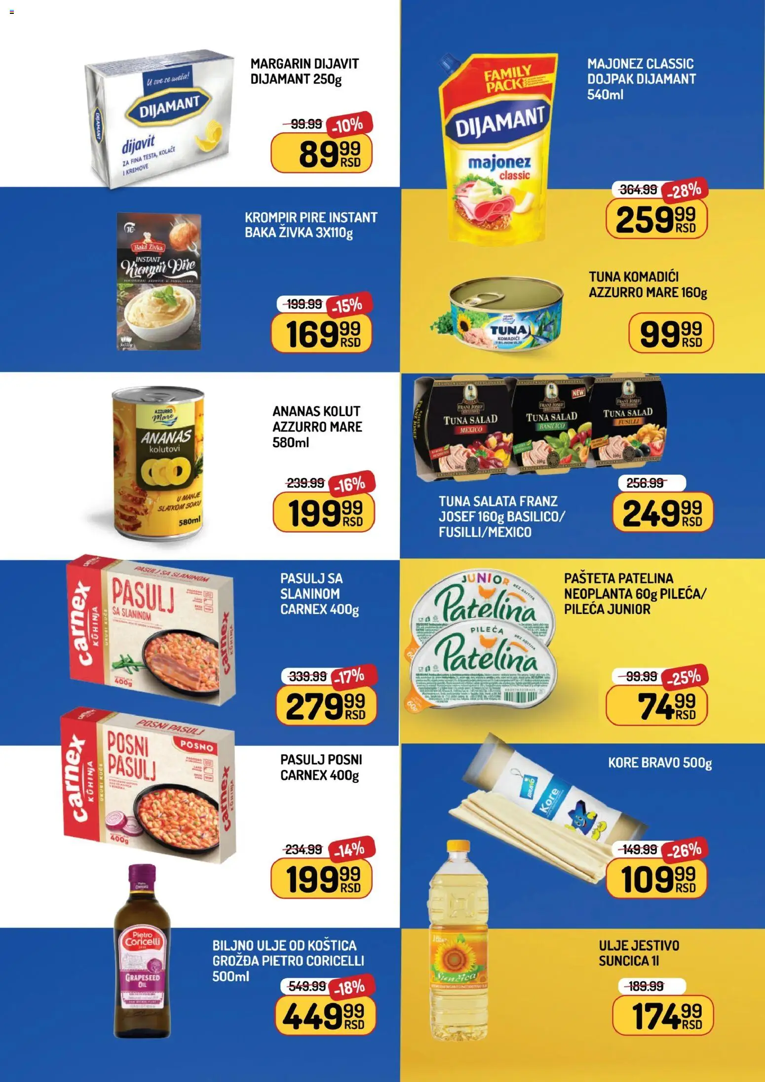 Aman katalog - važi od 31.10.2025 | Strana: 6 | Proizvode: Ananas, Pasulj, Krompir, Ulje