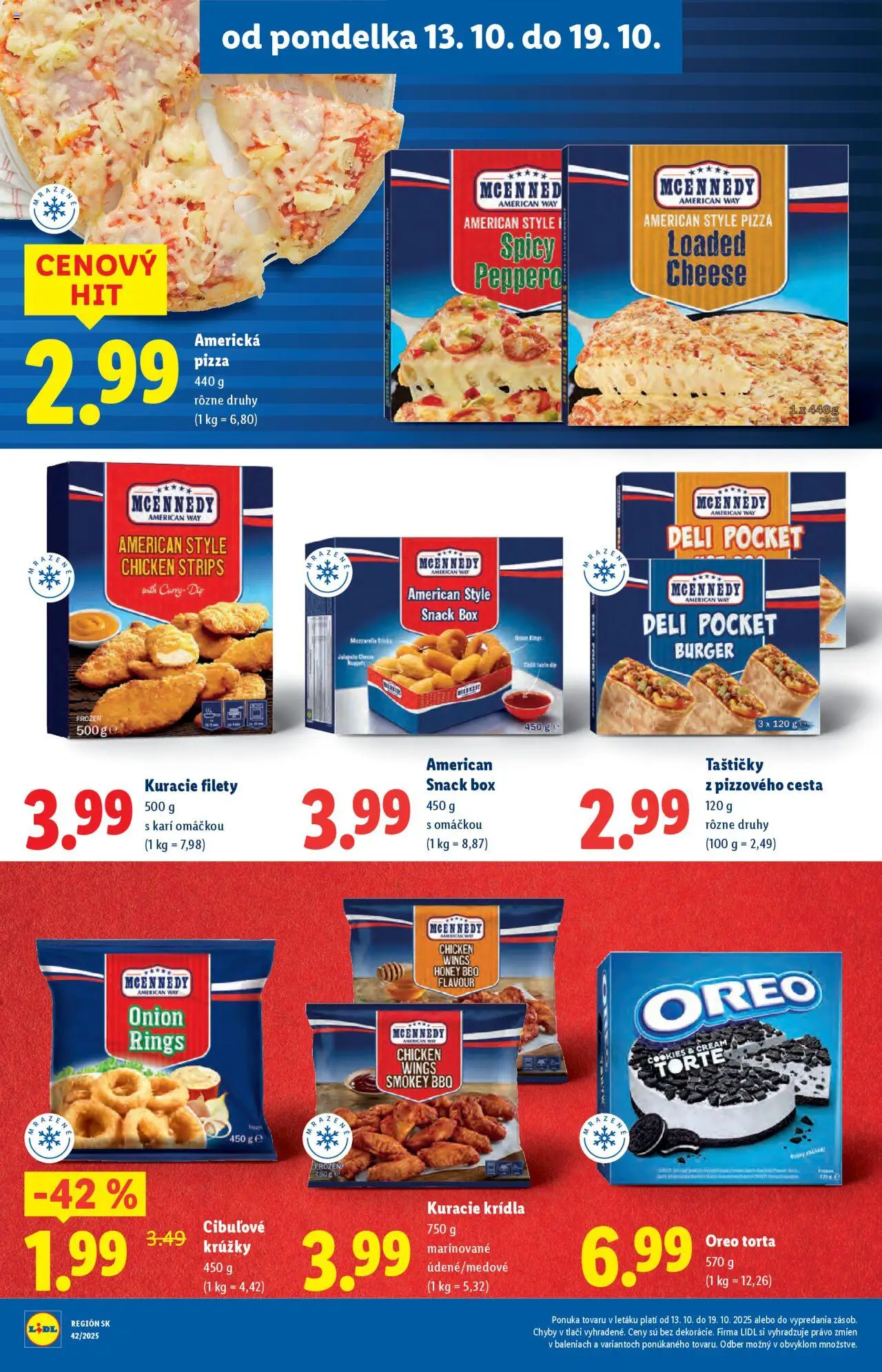 Nové Lidl akcie – leták je platný od 16.10.2025 | Strana: 76 | Produkty: Mozzarella, Chilli, Torta, Kuracie krídla