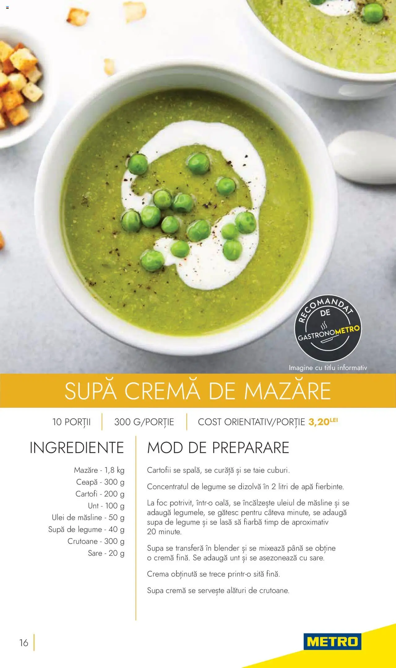 Noul catalog Metro – valabil de la 24.10.2023 | Pagină: 16 | Produse: Mazăre, Apă, Legume, Sare