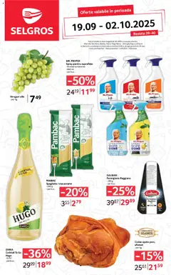 Ofertele Selgros valabile de la 19.09.2025