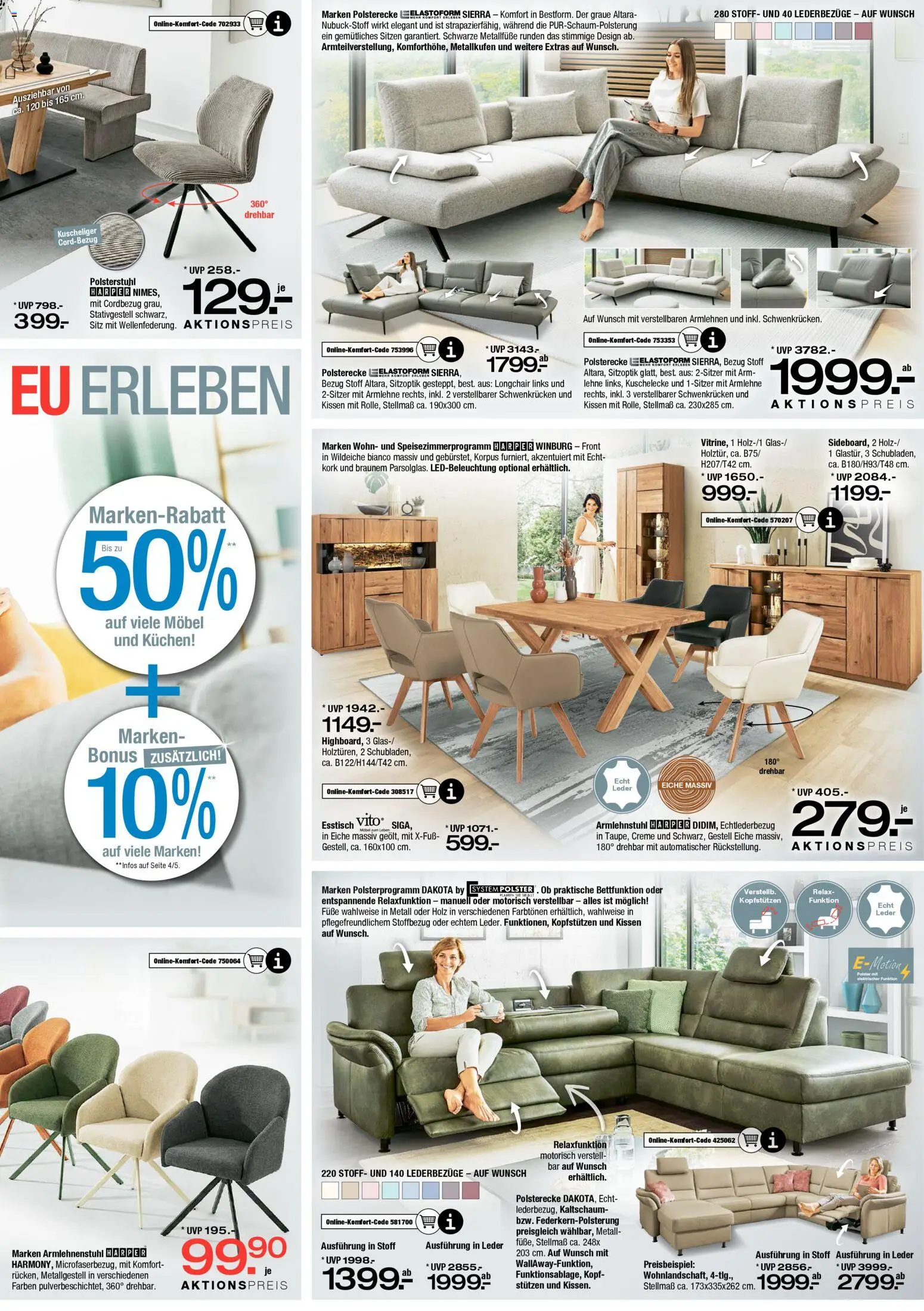 Ostermann Prospekt 	 – gültig ab 11.04.2026 | Seite: 3 | Produkte: Esstisch, Kissen, Creme, Kuchen