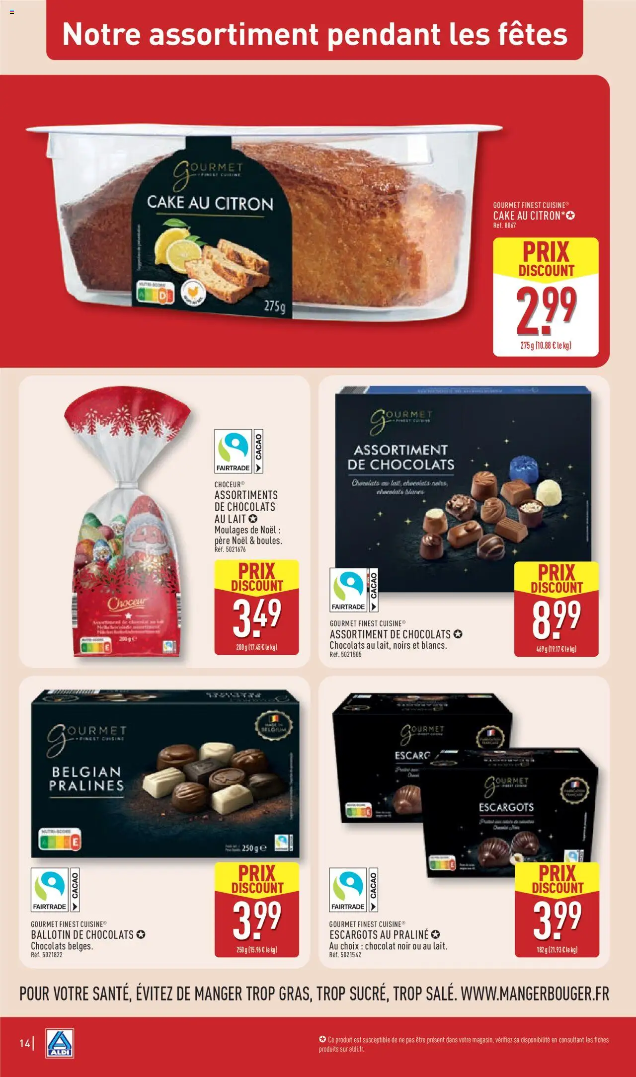 {H1} | Page: 18 | Produits: Citron, Escargots, Lait, Chocolat