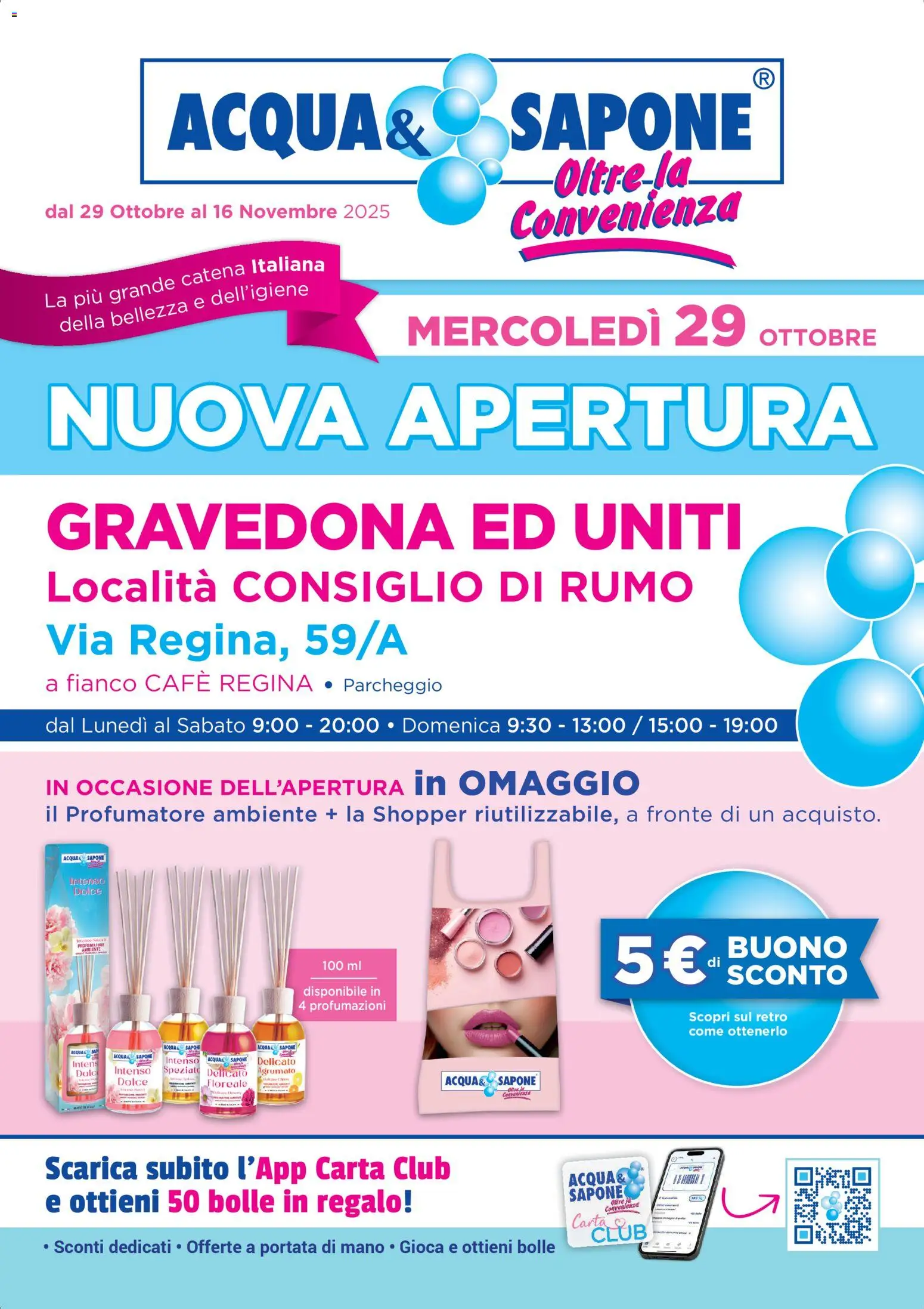 Volantino Acqua e Sapone del 29.10.2025 | Pagina: 1