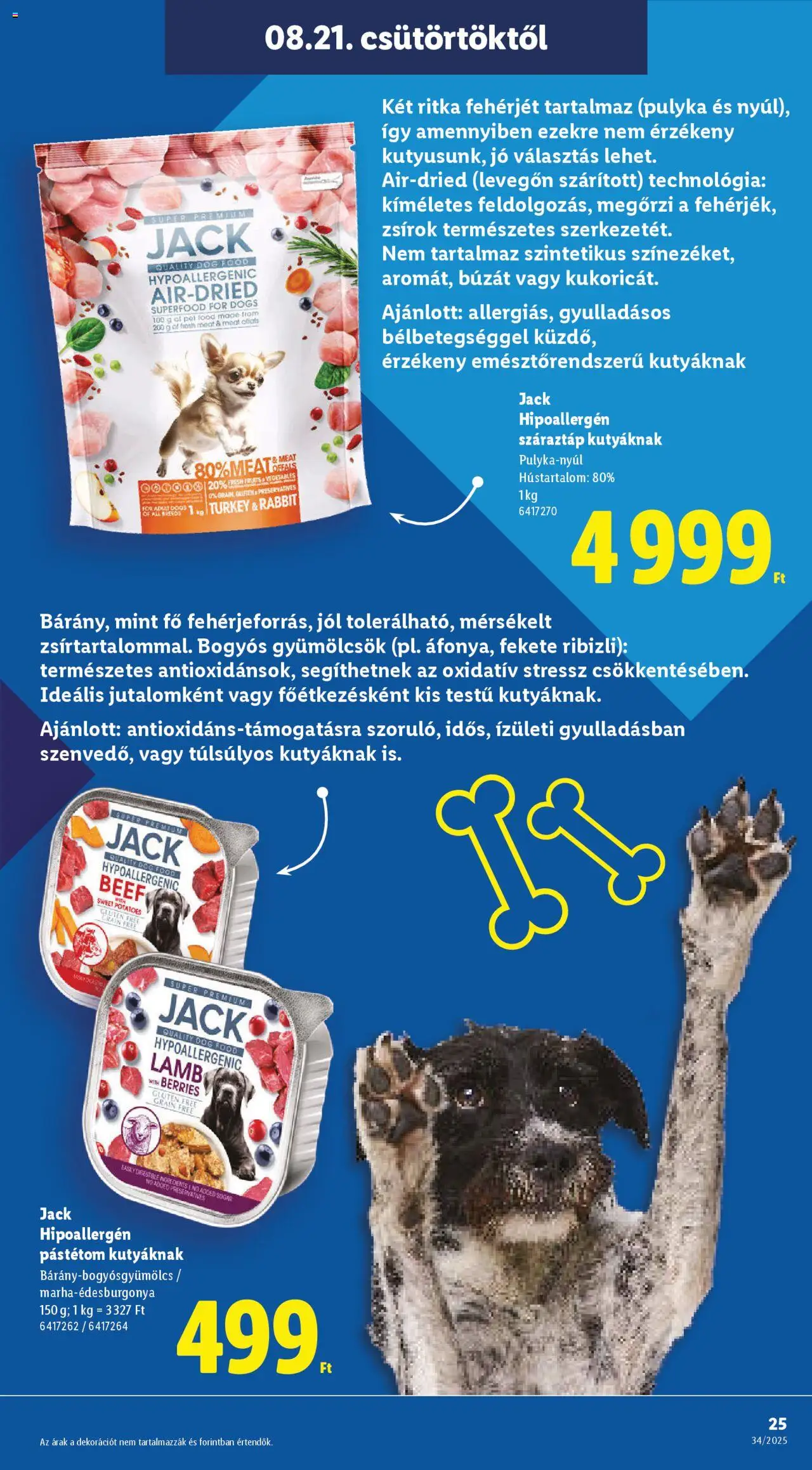 Lidl akciós ujság - amely érvényes a következő dátumtól: 21.08.2025 | Oldal: 25 | Termékek: Pástétom