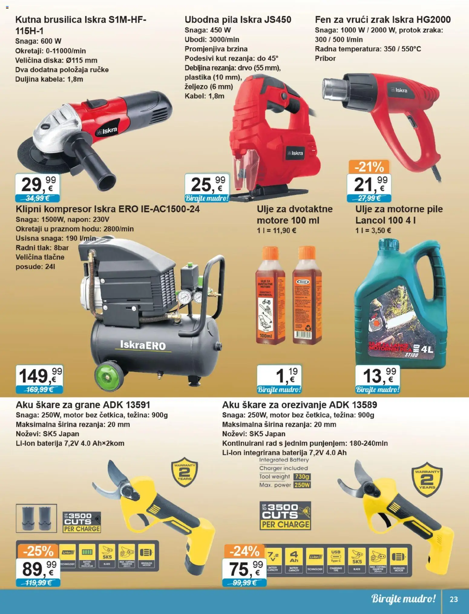 KTC katalog | vrijedi od 21.01.2026 | Stranica: 20 | Proizvodi: Ubodna pila, Baterija, Kutna brusilica, Ulje