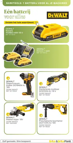 Brico - Powertools-catalogus - Voorbeeld van een folder van Brico, geldig van 27.05.2025 | Pagina: 49 | Producten: Slijper, Batterij