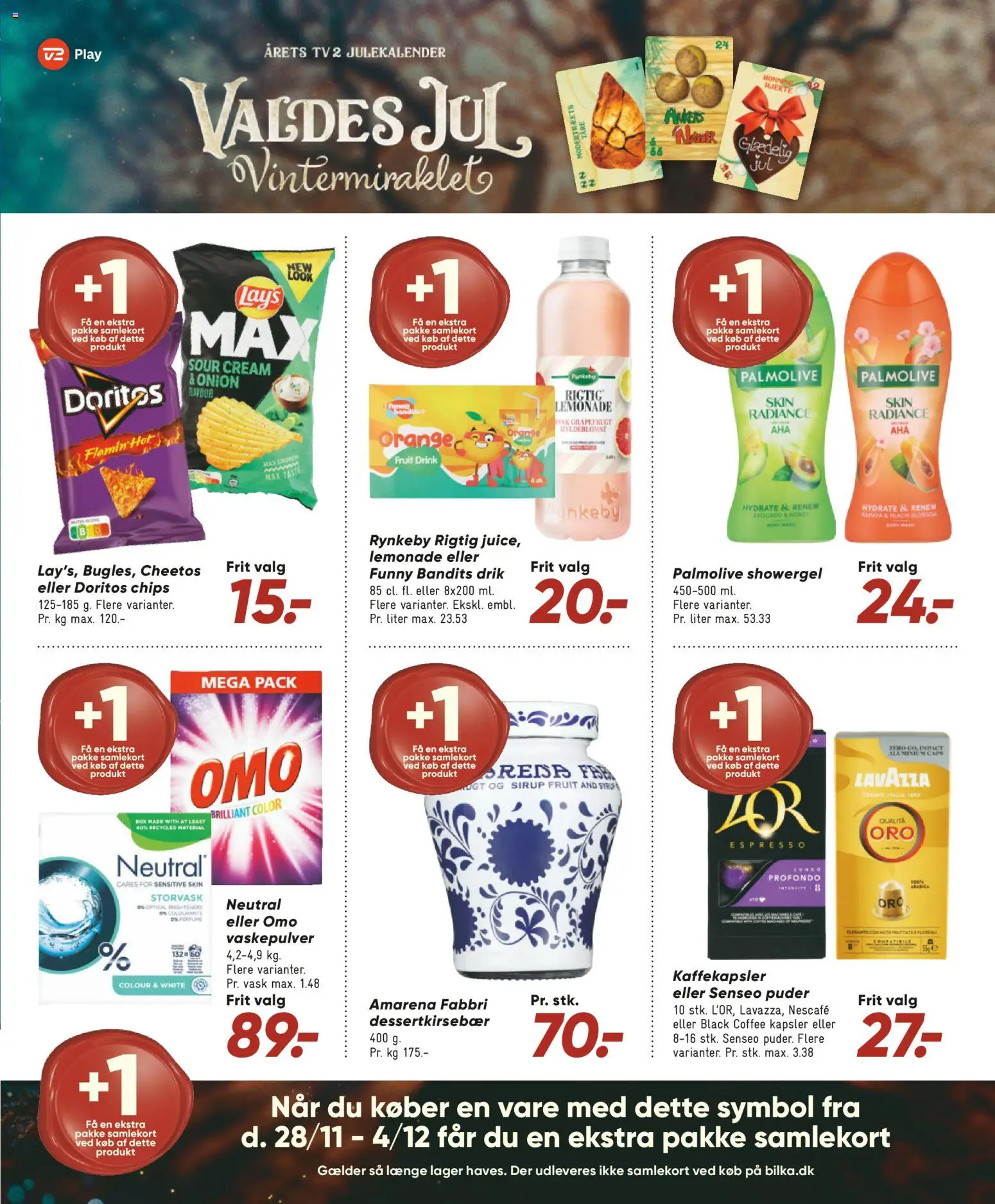Bilka tilbudsavis – gyldig fra 28.11.2025 | Side: 21 | Produkter: Creme, Vaskepulver, Chips, Honning