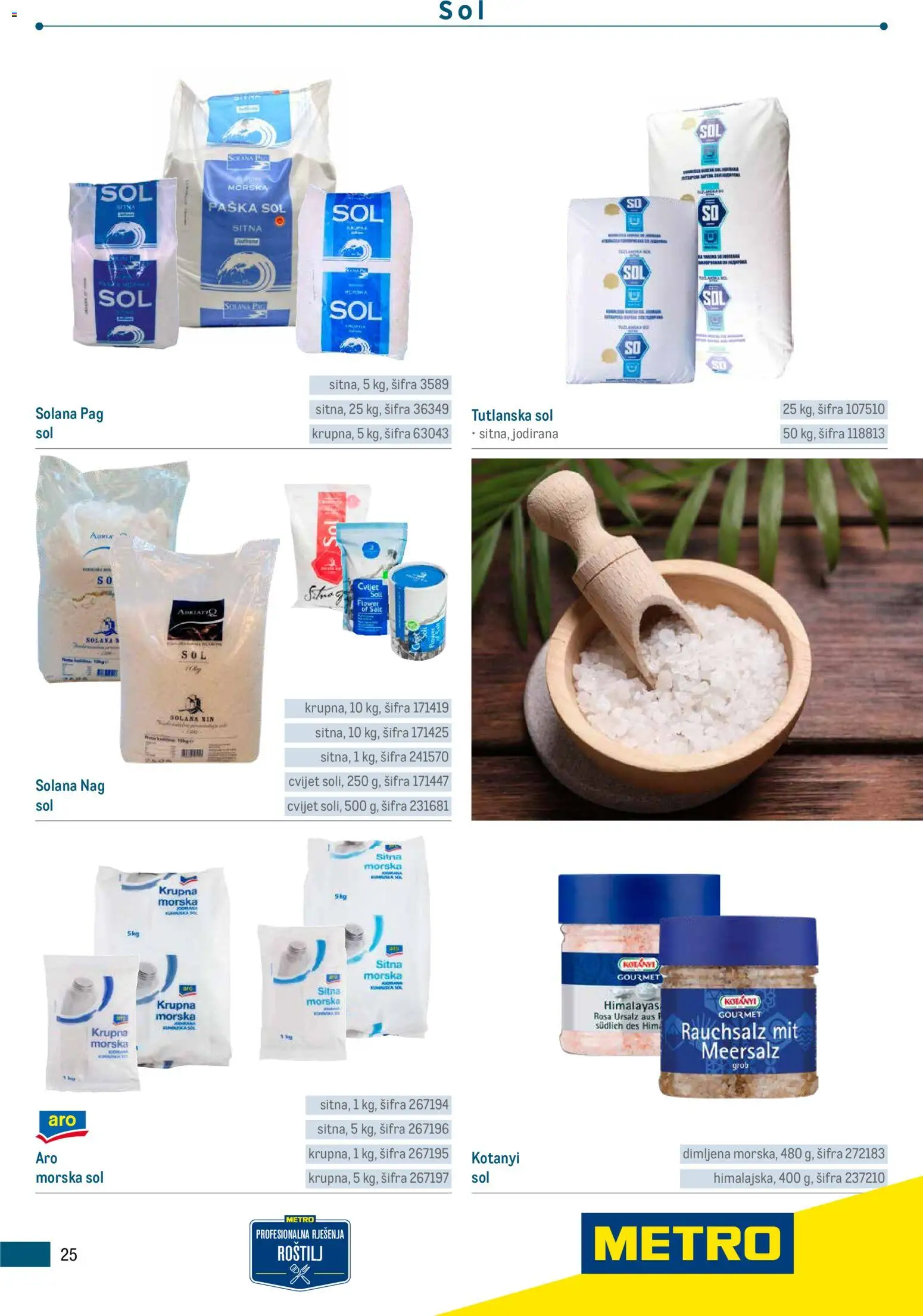 Metro katalog | vrijedi od 05.03.2026 | Stranica: 25 | Proizvodi: Roštilj, Sol