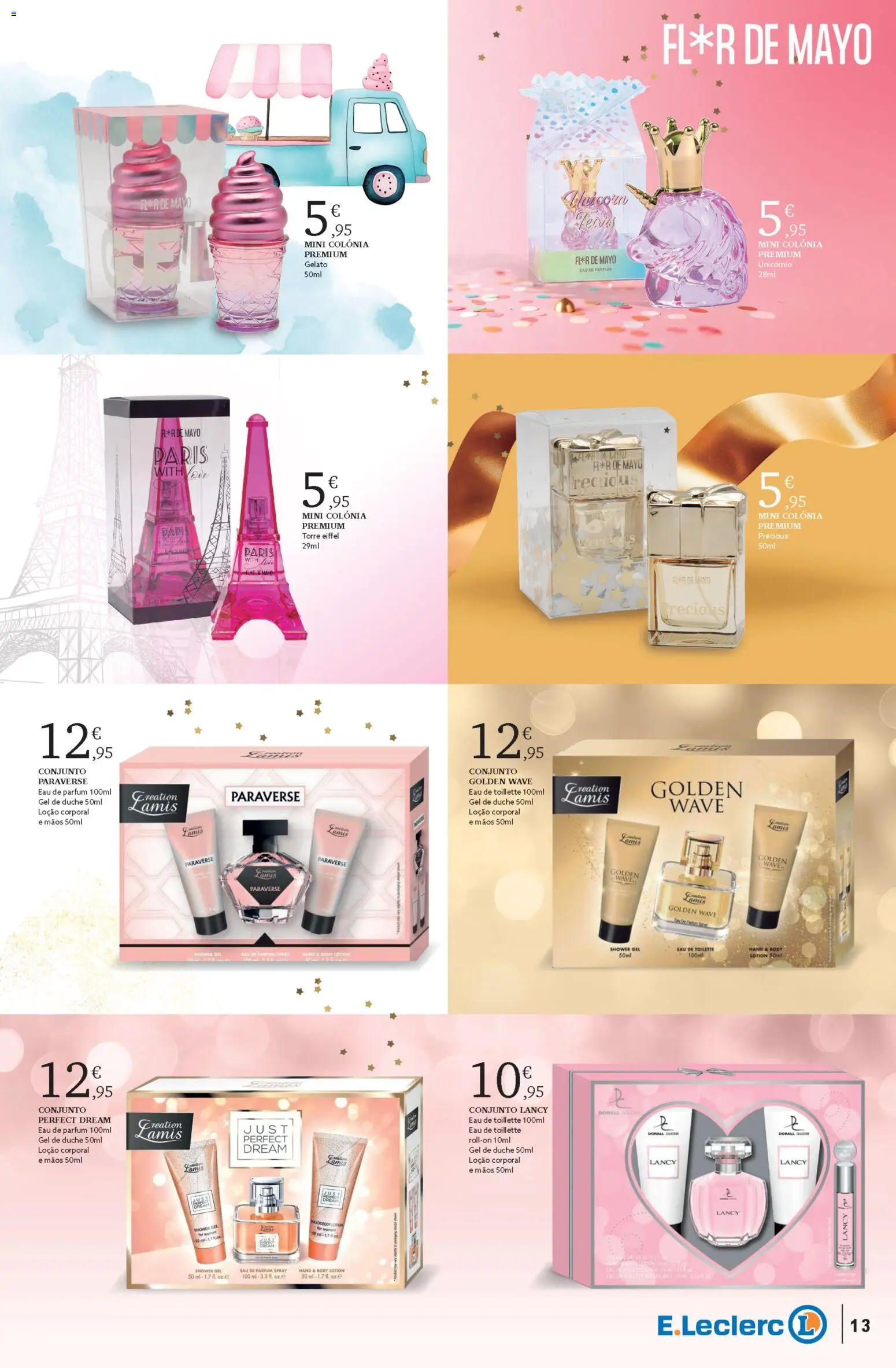 E.Leclerc - Folheto Conjuntos de Natal │ válido de 04.11.2025 | Página: 13 | Produtos: Eau de toilette