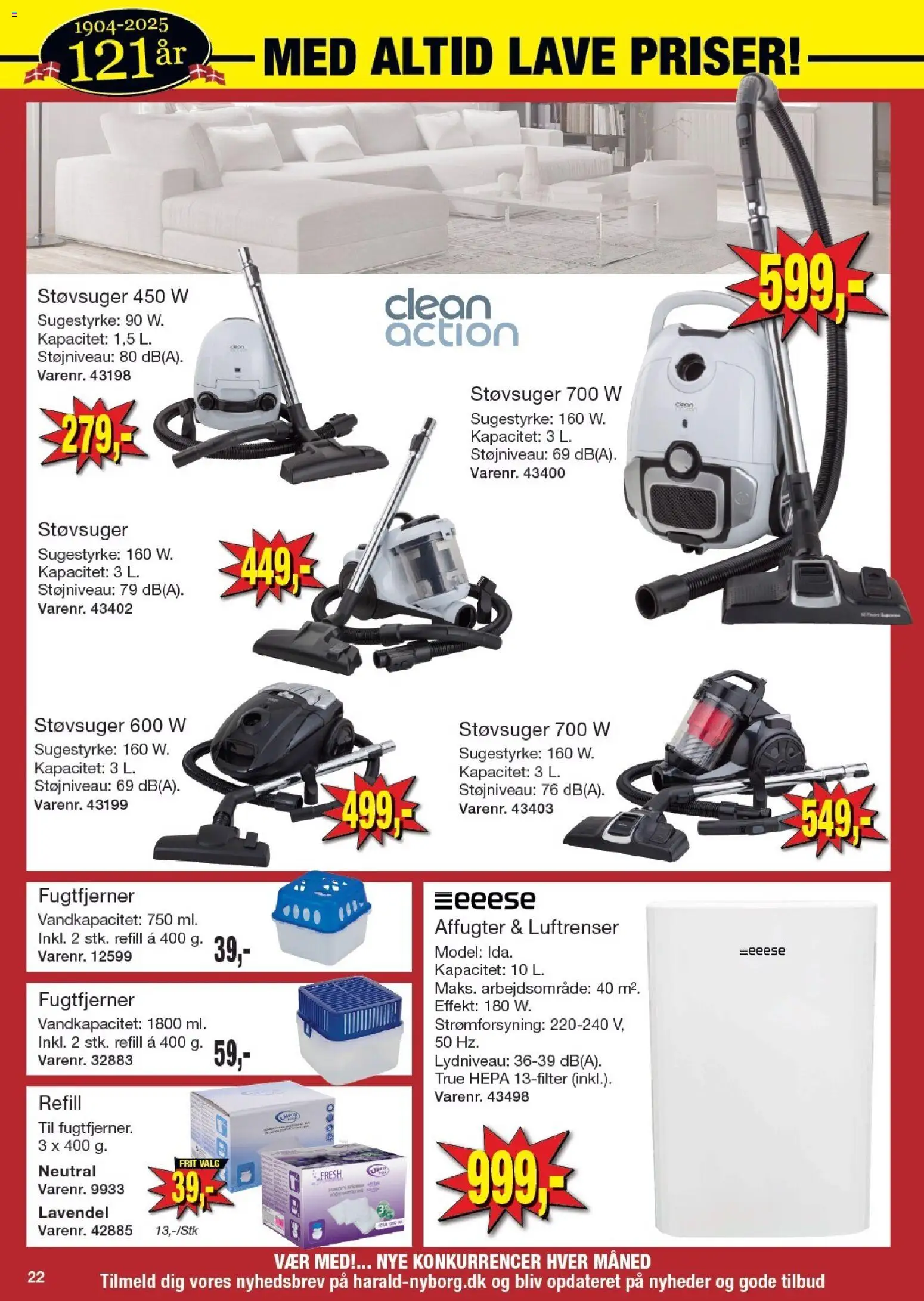 Harald Nyborg tilbudsavis – gyldig fra 13.11.2025 | Side: 24 | Produkter: Støvsuger, Luftrenser