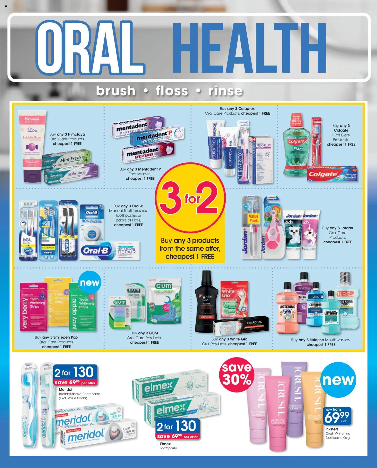 New Clicks catalogue – valid from 25.02.2026 | Page: 10 | Products: Brush, Enamel, Toothpaste, Mango
