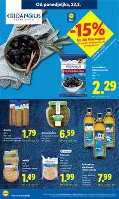 Grčko ekstra djevičansko maslinovo ulje, 1 l, Chania, Kalamata ili Sitia, S poluotoka Peloponeza i otoka Krete - Pregled kataloga iz trgovine Lidl, vrijedi od 19.02.2026 | Stranica: 20