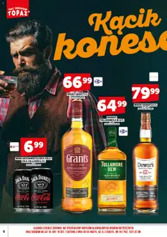 Topaz Gazetka alkoholowa od 17.07.2025 | Strona: 8 | Produkty: Grant's, Bourbon, Jack Daniel's, Whisky