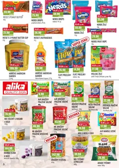 Náhled letáku Ratio leták od 01.03.2026 | Strana: 25 | Produkty: Kešu, Reese's, Tyčinky, Mandle