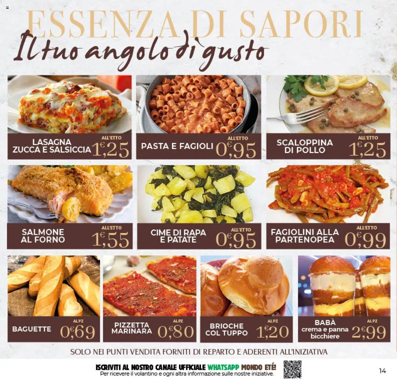 Volantino Eté del 21.10.2025 | Pagina: 14 | Prodotti: Salmone, Panna, Fagioli, Patate