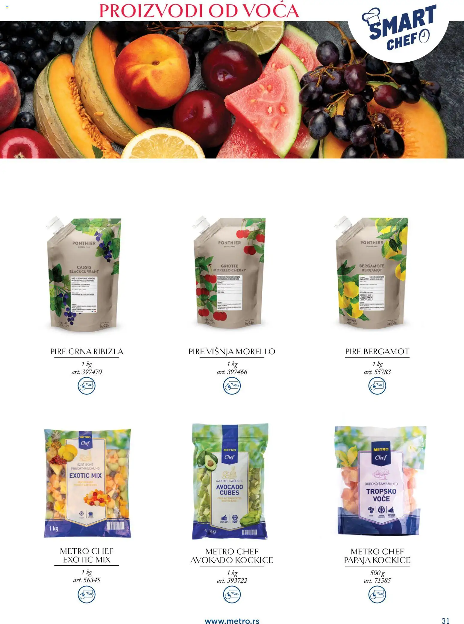 Metro katalog - važi od 24.03.2026 | Strana: 31 | Proizvode: Višnja, Avokado