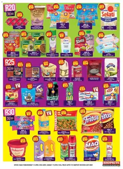 Shoprite specials catalogue – valid from 13.04.2026 | Page: 3 | Products: Corned meat, Chocolate, Rice, Sauce