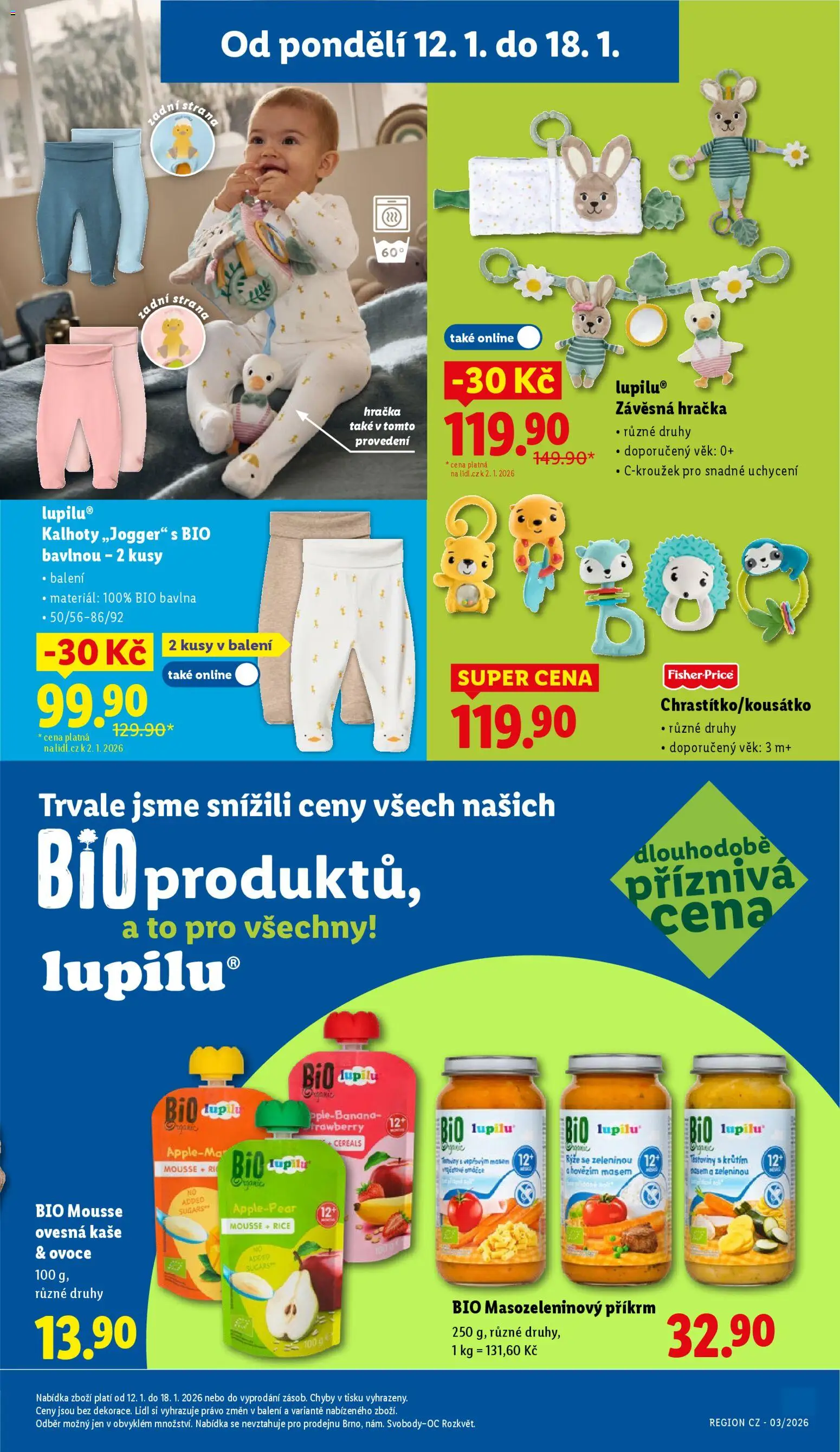 Lidl leták - Spotřební zboží od 12.01.2026 | Strana: 9 | Produkty: Ovoce, Rýže, Ovesná kaše, Kaše
