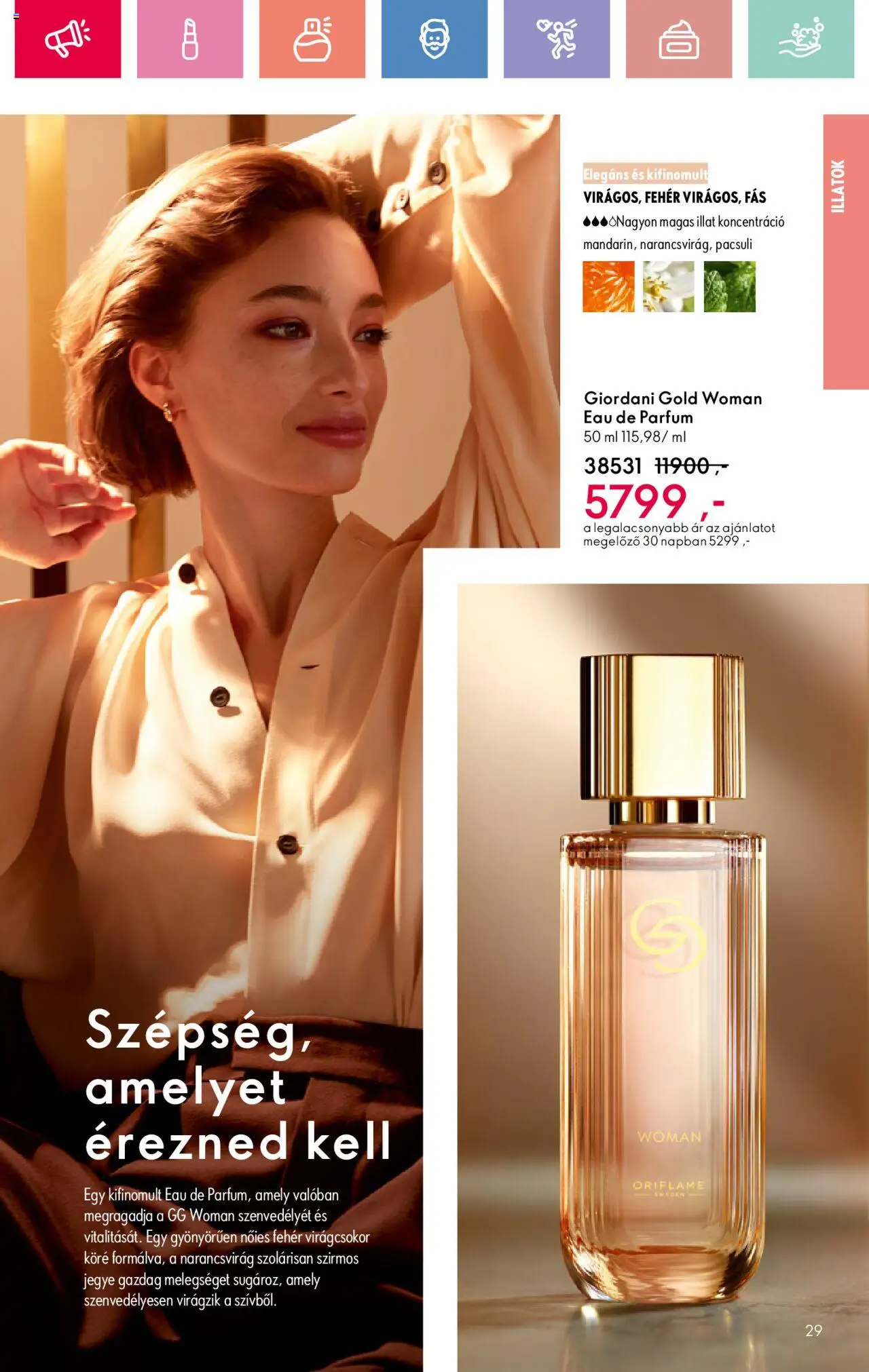 Oriflame akciós ujság - amely érvényes a következő dátumtól: 17.08.2025 | Oldal: 29 | Termékek: Parfüm