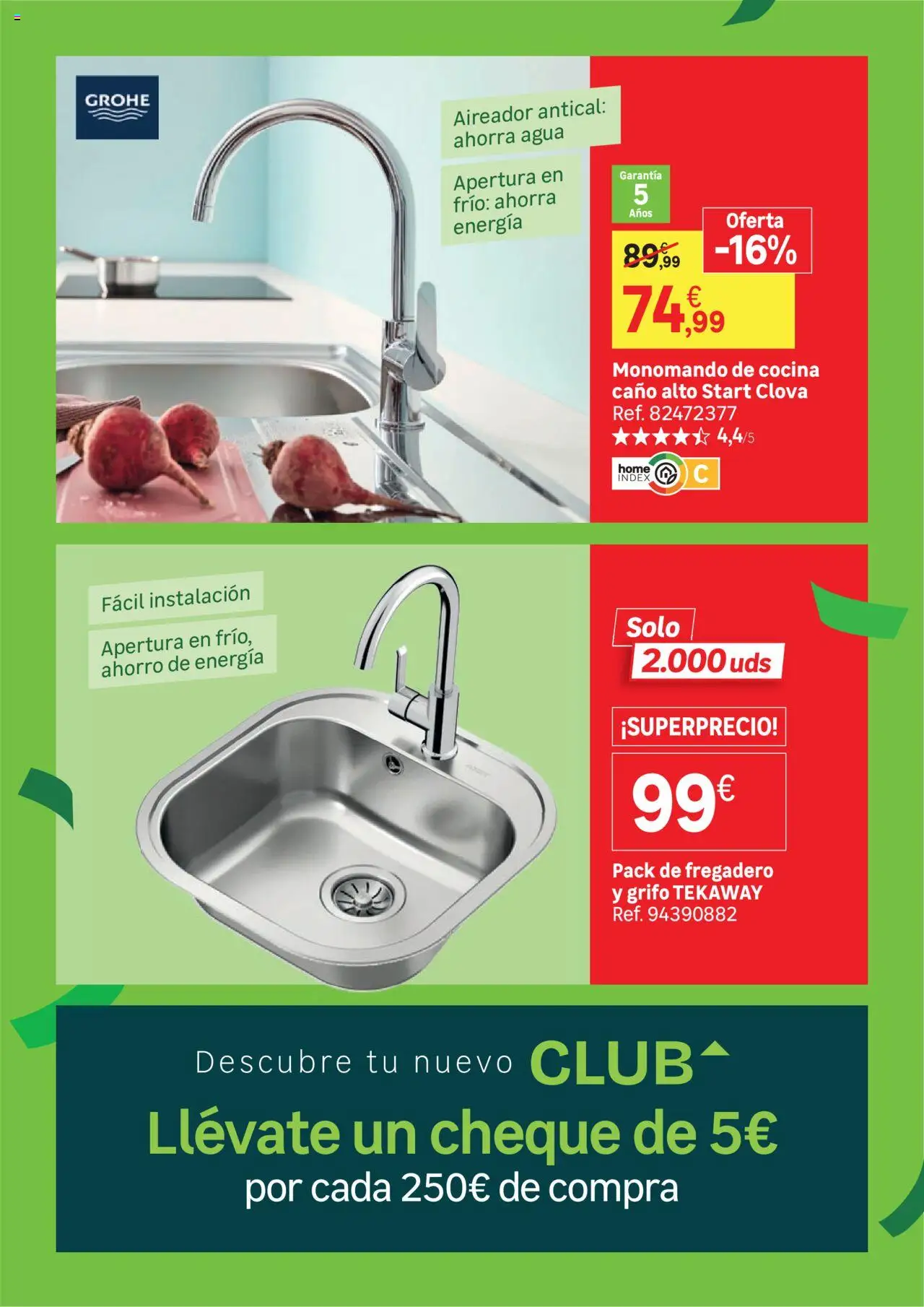 Leroy Merlin catálogo │ válido desde el 24.06.2025 | Página: 76 | Productos: Fregadero, Cocina