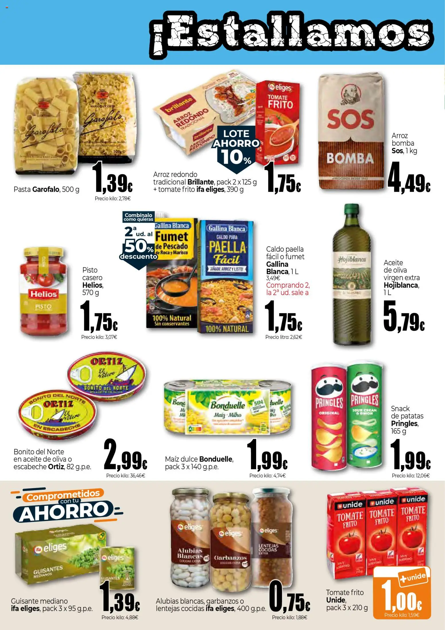 Unide folleto │ válido desde el 23.04.2026 | Página: 8 | Productos: Aceite, Pescado, Pasta, Aceite de oliva