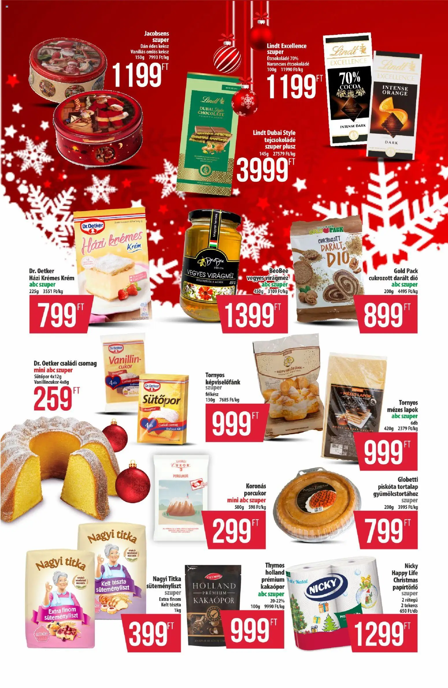 COOP akciós ujság - amely érvényes a következő dátumtól: 11.12.2025 | Oldal: 6 | Termékek: Étcsokoládé, Tejcsokoládé, Virágméz, Keksz