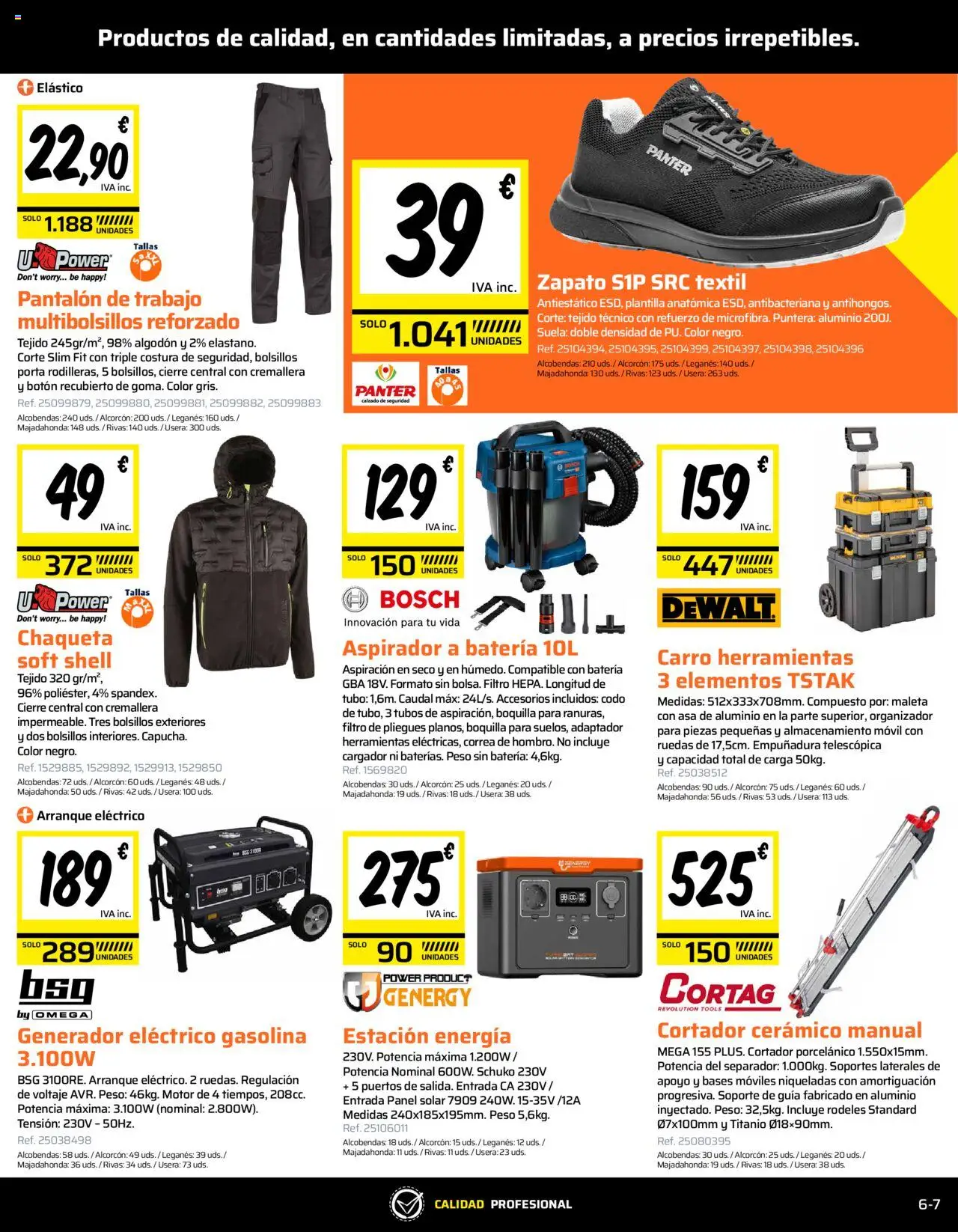 Obramat folleto │ válido desde el 19.09.2025 | Página: 7 | Productos: Chaqueta, Maleta, Organizador, Aspirador