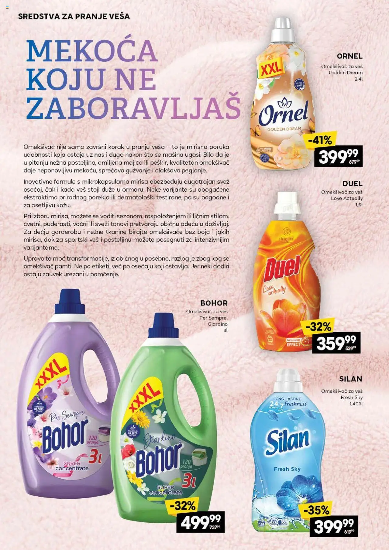 Idea katalog - važi od 07.08.2025 | Strana: 24 | Proizvode: Sto, Silan, Omekšivač za veš