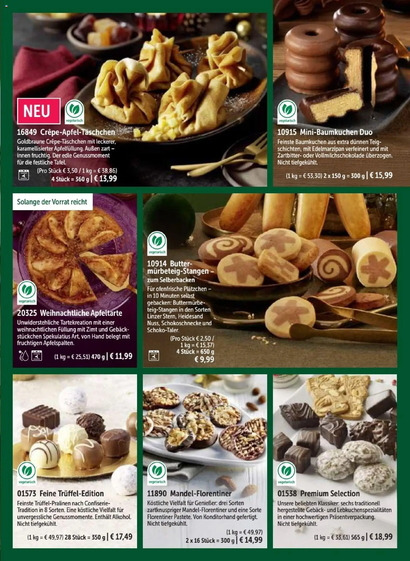Bofrost Weihnachten 2025 – gültig ab 23.10.2025 | Seite: 21 | Produkte: Butter, Ofenfrische
