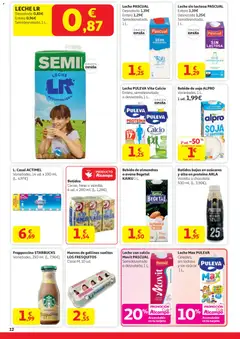 Vista previa Alcampo -HG Nacional válido desde el 29.12.2025 | Página: 12 | Productos: Leche desnatada, Leche, Huevos, Bebida de almendras