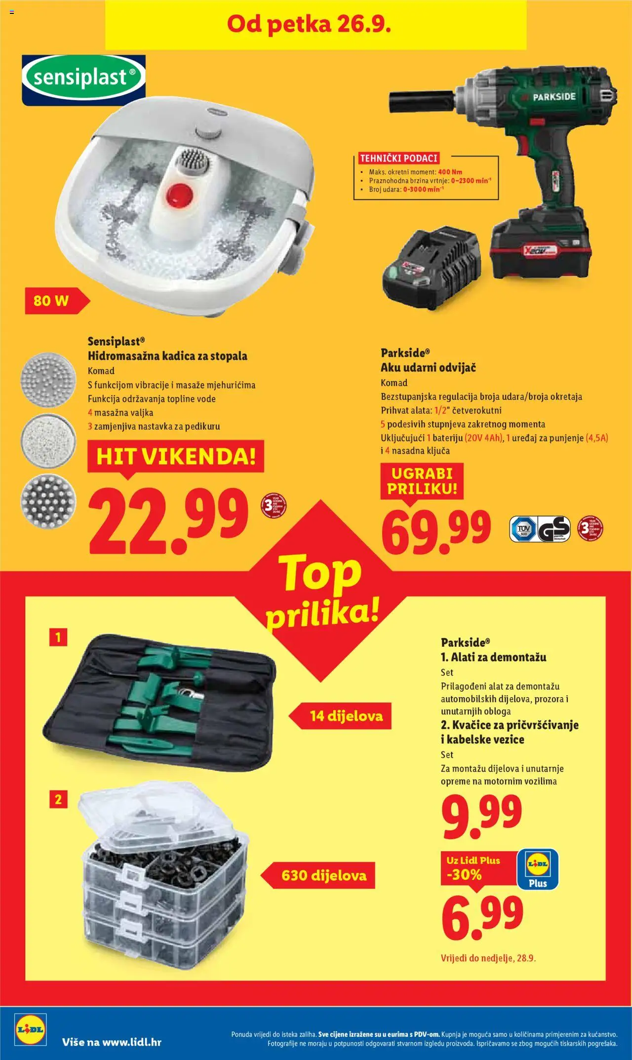 Lidl katalog | vrijedi od 22.09.2025 | Stranica: 76 | Proizvodi: Alat, Odvijač, Parkside