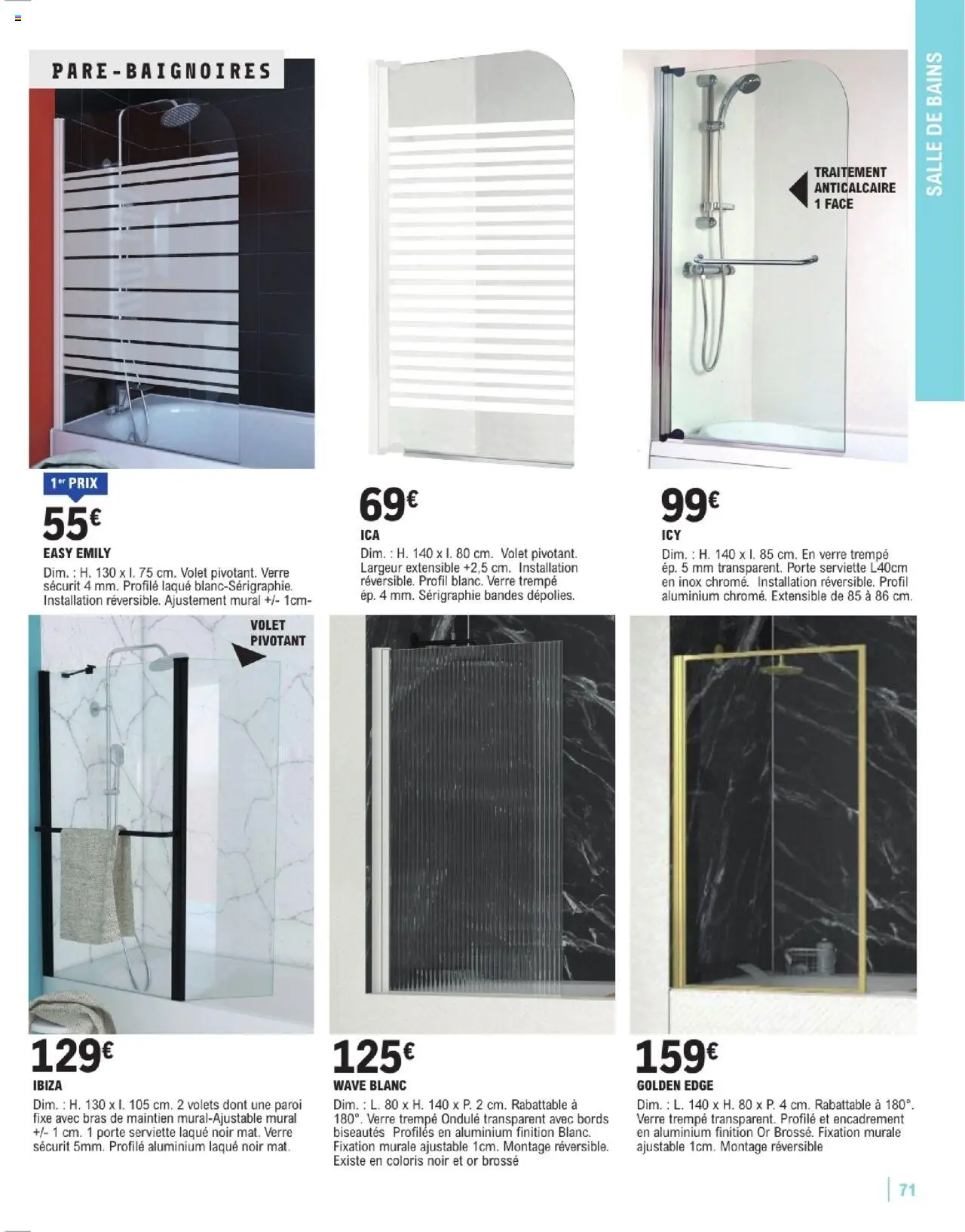 {H1} | Page: 71 | Produits: Brosse, Porte, Laque