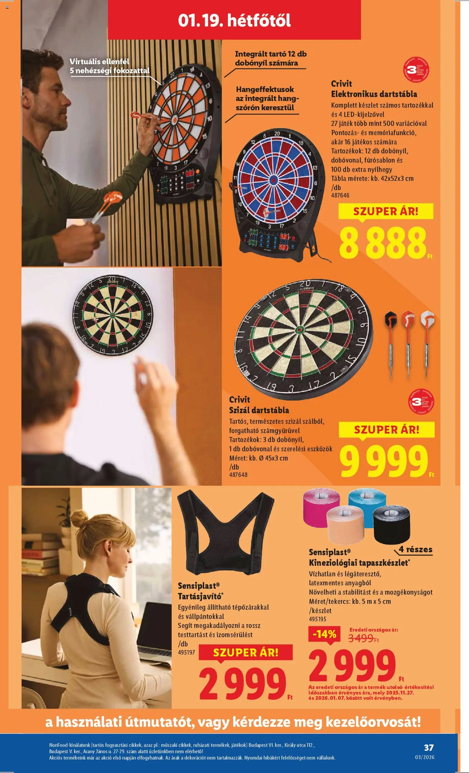 Lidl akciós ujság - amely érvényes a következő dátumtól: 15.01.2026 | Oldal: 37 | Termékek: Játék, Játékok