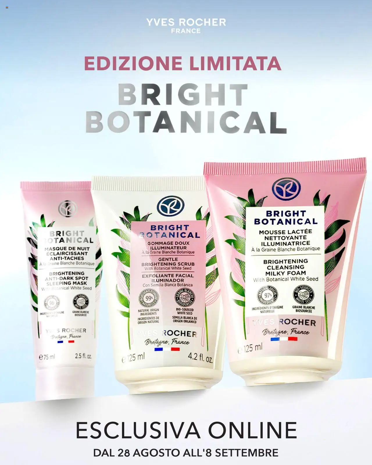 Volantino Yves Rocher del 28.08.2025 | Pagina: 1 | Prodotti: Scrub