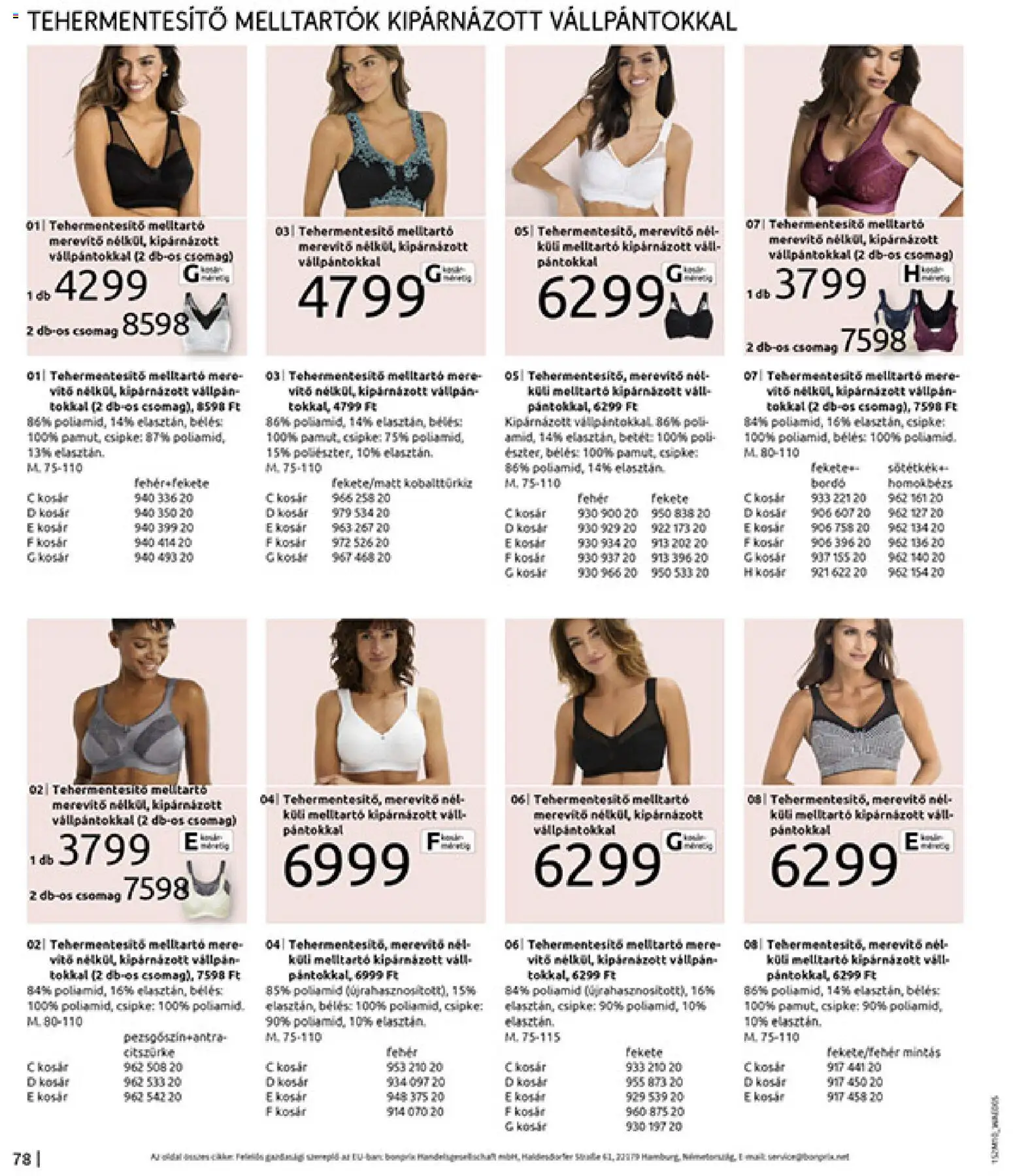 Bonprix akciós ujság - amely érvényes a következő dátumtól: 24.11.2025 | Oldal: 80 | Termékek: Kosár, Melltartó