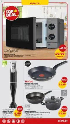 Penny - Thüringen - gültig ab dem 04.08.2025 | Seite: 25 | Produkte: Mikrowelle, Stabmixer