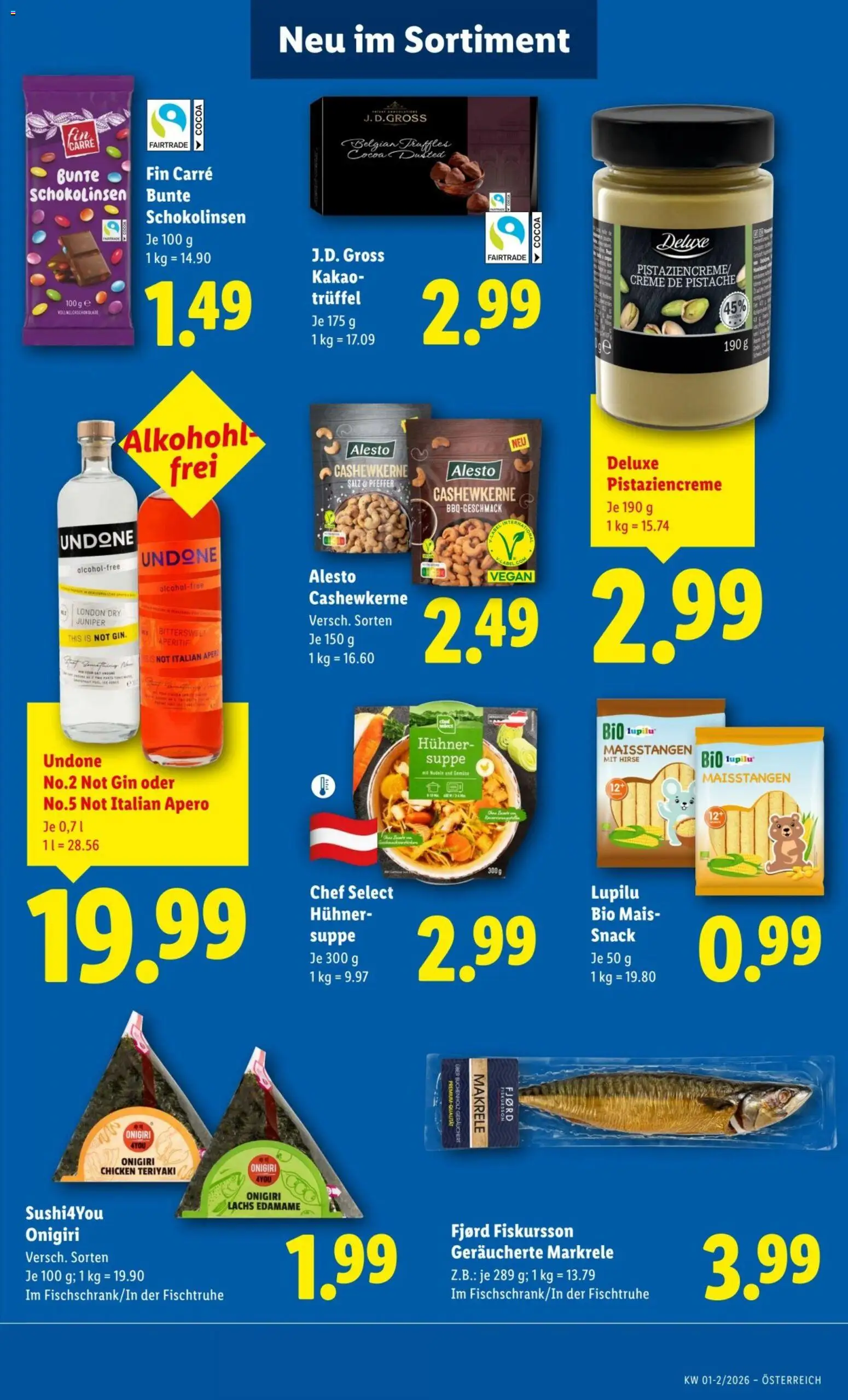 Lidl Flugblatt gültig ab 15.01.2026 | Seite: 41 | Produkte: Gin, Salz, Pfeffer, Creme