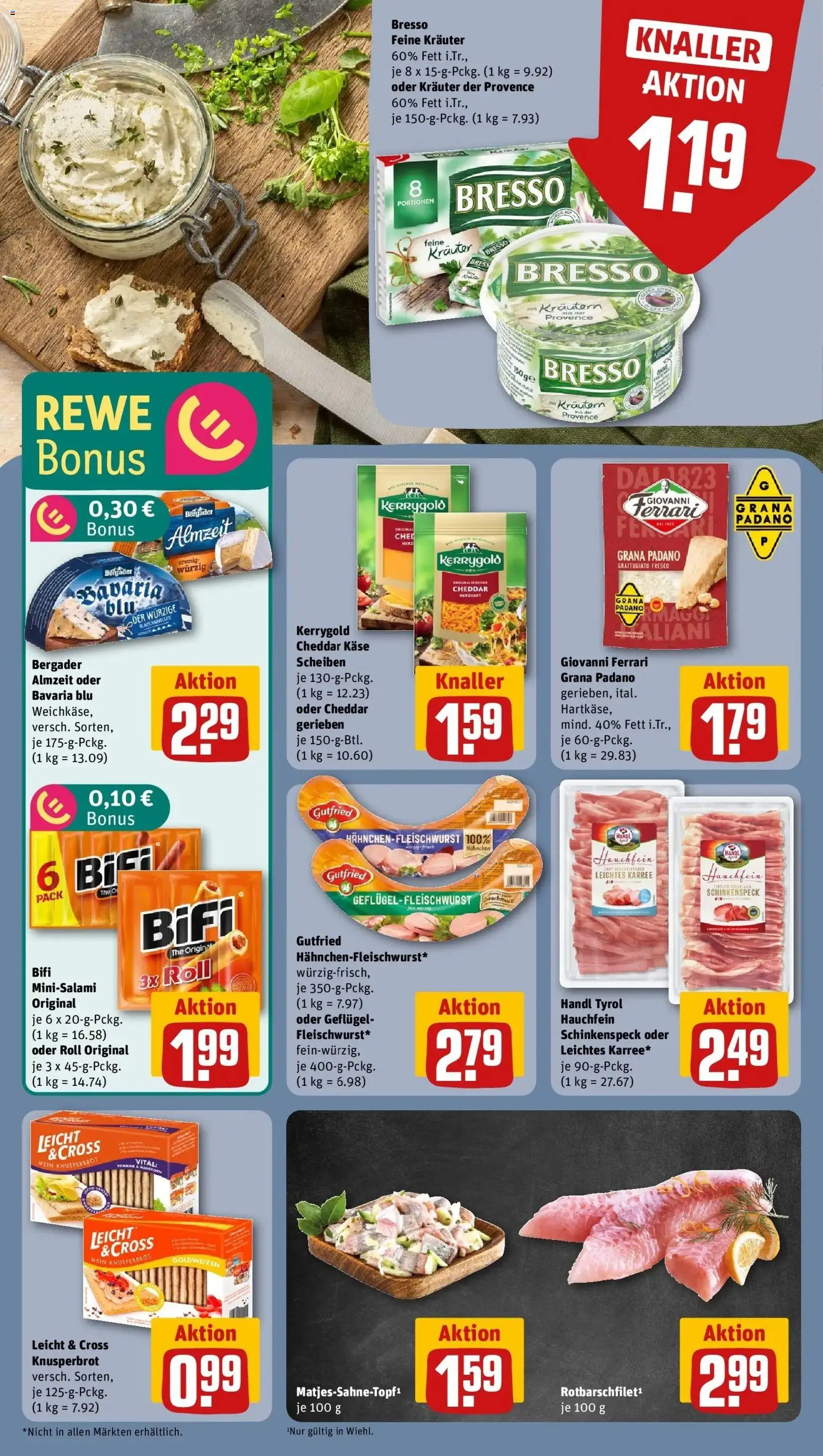 Rewe prospekt Wiehl	 – gültig ab 09.02.2026 | Seite: 16 | Produkte: Hahnchen, Käse, Bifi, Bresso