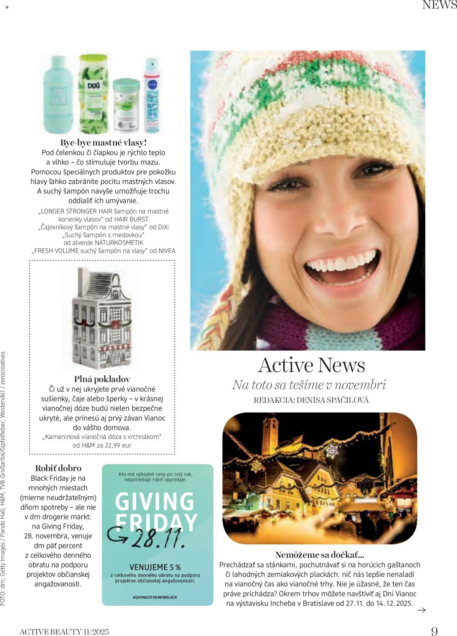 Nové dm drogerie akcie – leták je platný od 15.12.2025 | Strana: 9 | Produkty: Nivea, Šampón