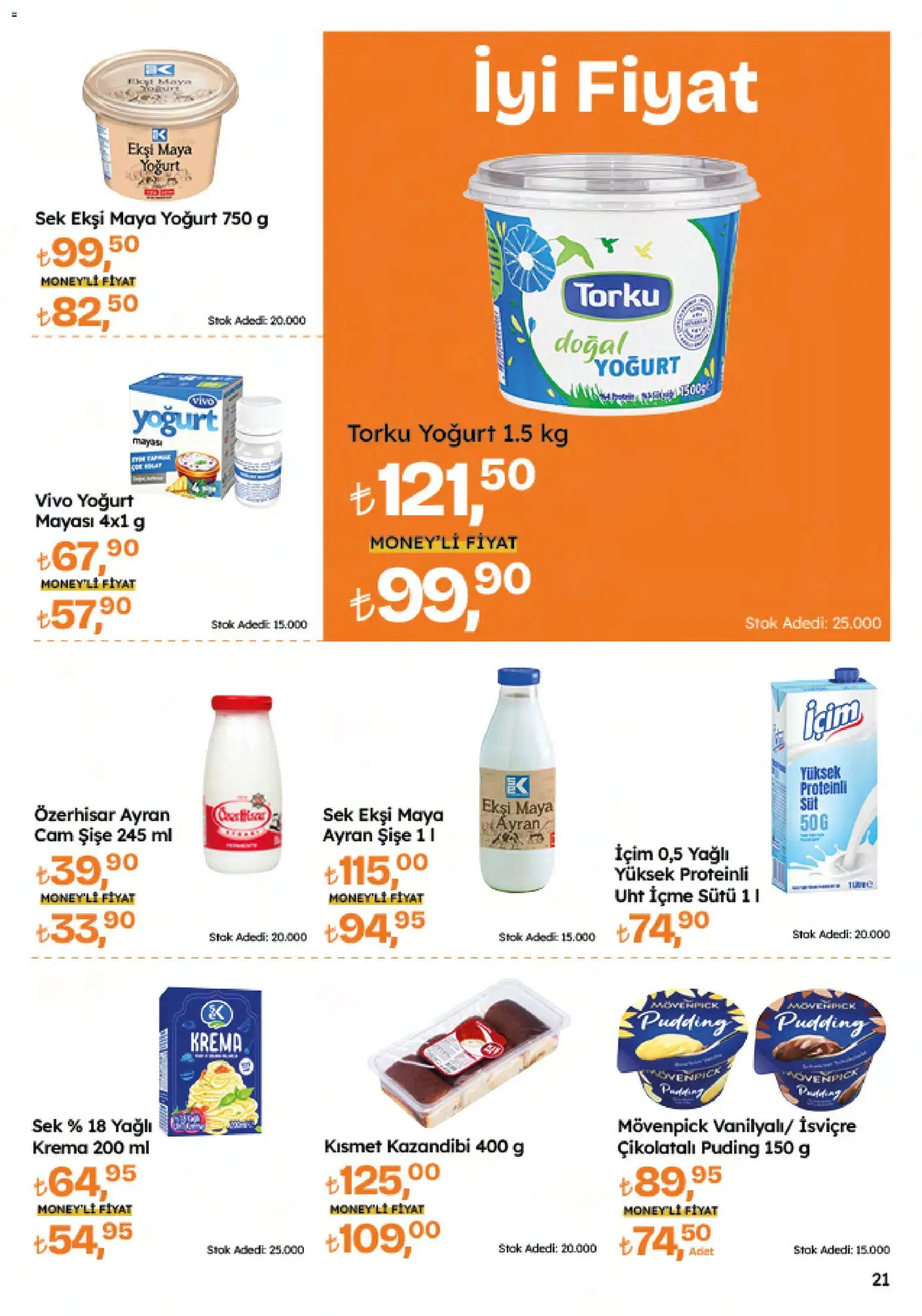 Migros Katalog - Migroskop - 12.02.2026 tarihinden itibaren geçerlidir | Sayfa: 21 | Ürünler: Yoğurt, Krema