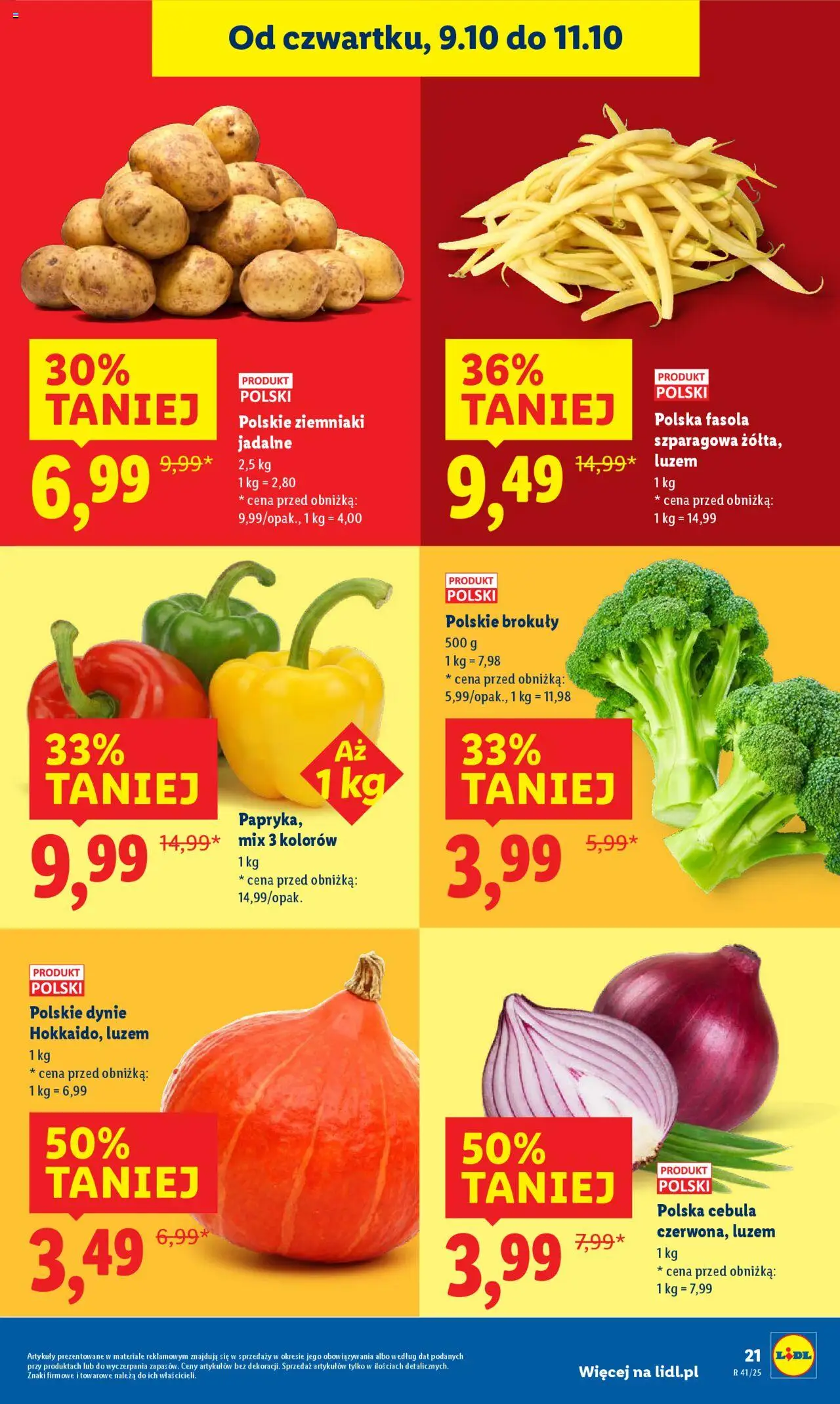Lidl Gazetka od 09.10.2025 | Strona: 27 | Produkty: Ziemniaki