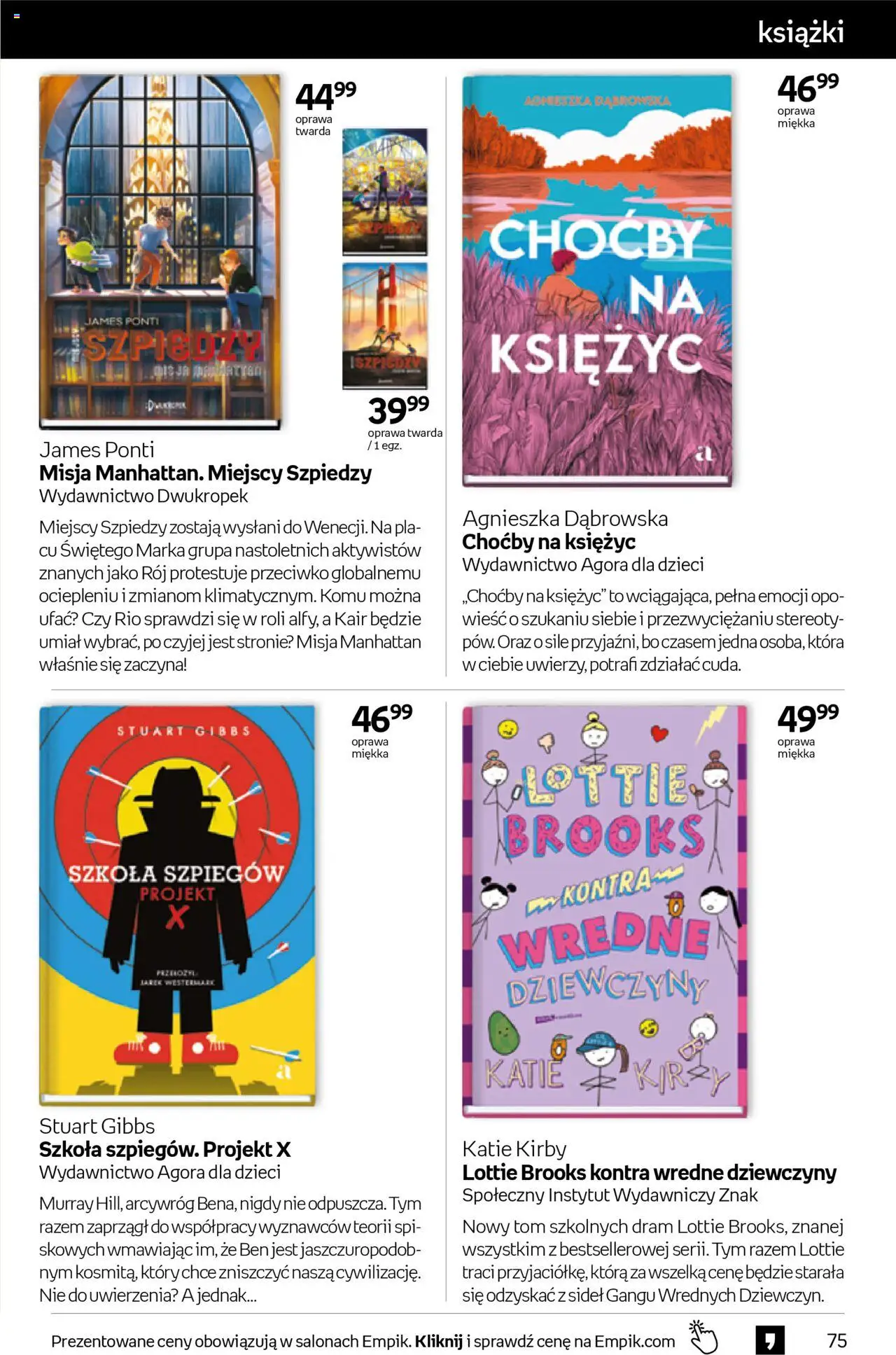 Empik promocje - Tom kultury Książki od 15.10.2025 | Strona: 75 | Produkty: Książki