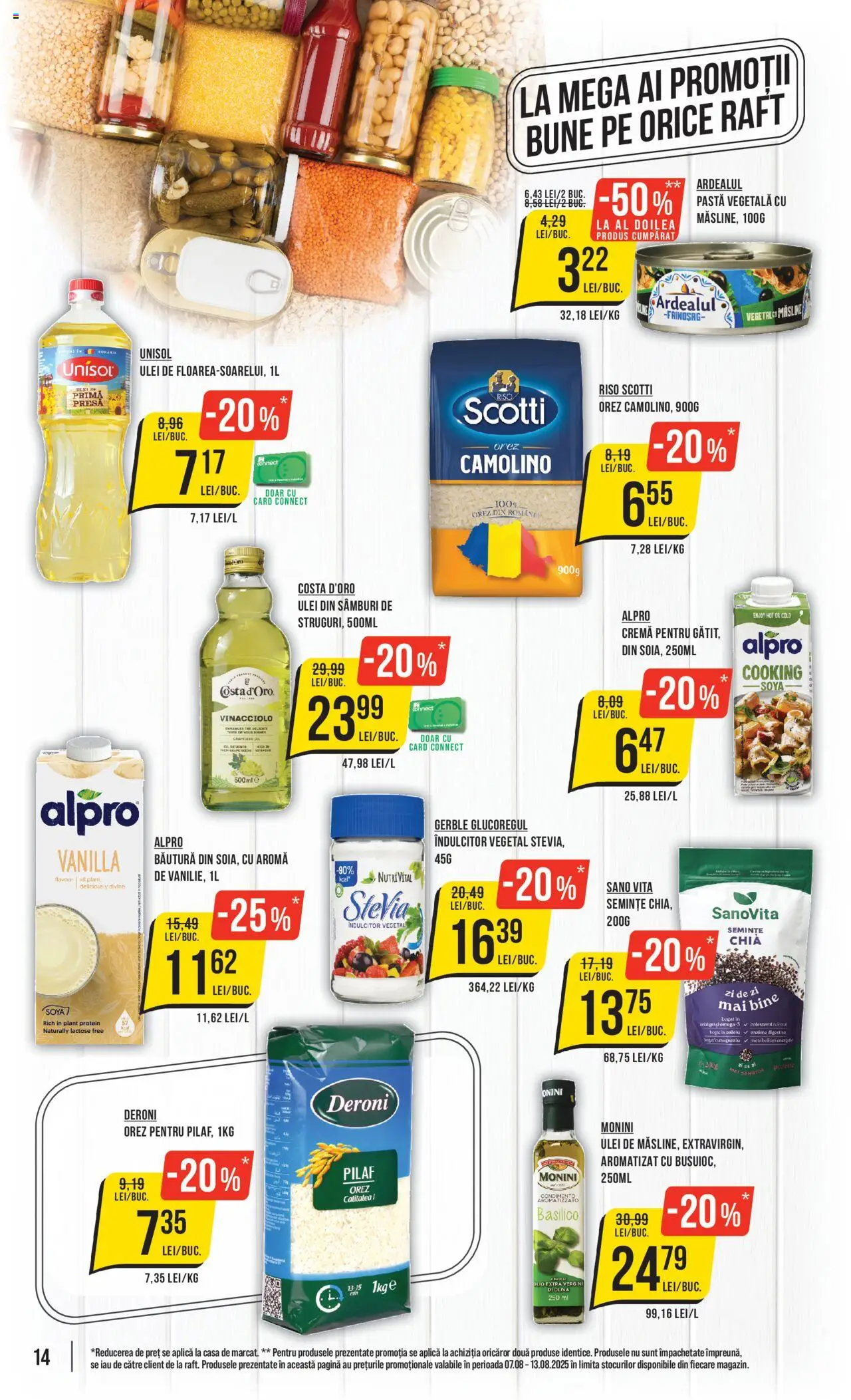 Catalog Mega Image – valabil de la 07.08.2025 | Pagină: 14 | Produse: Masaüstü kılıfı, Raft, Semințe, Cremă