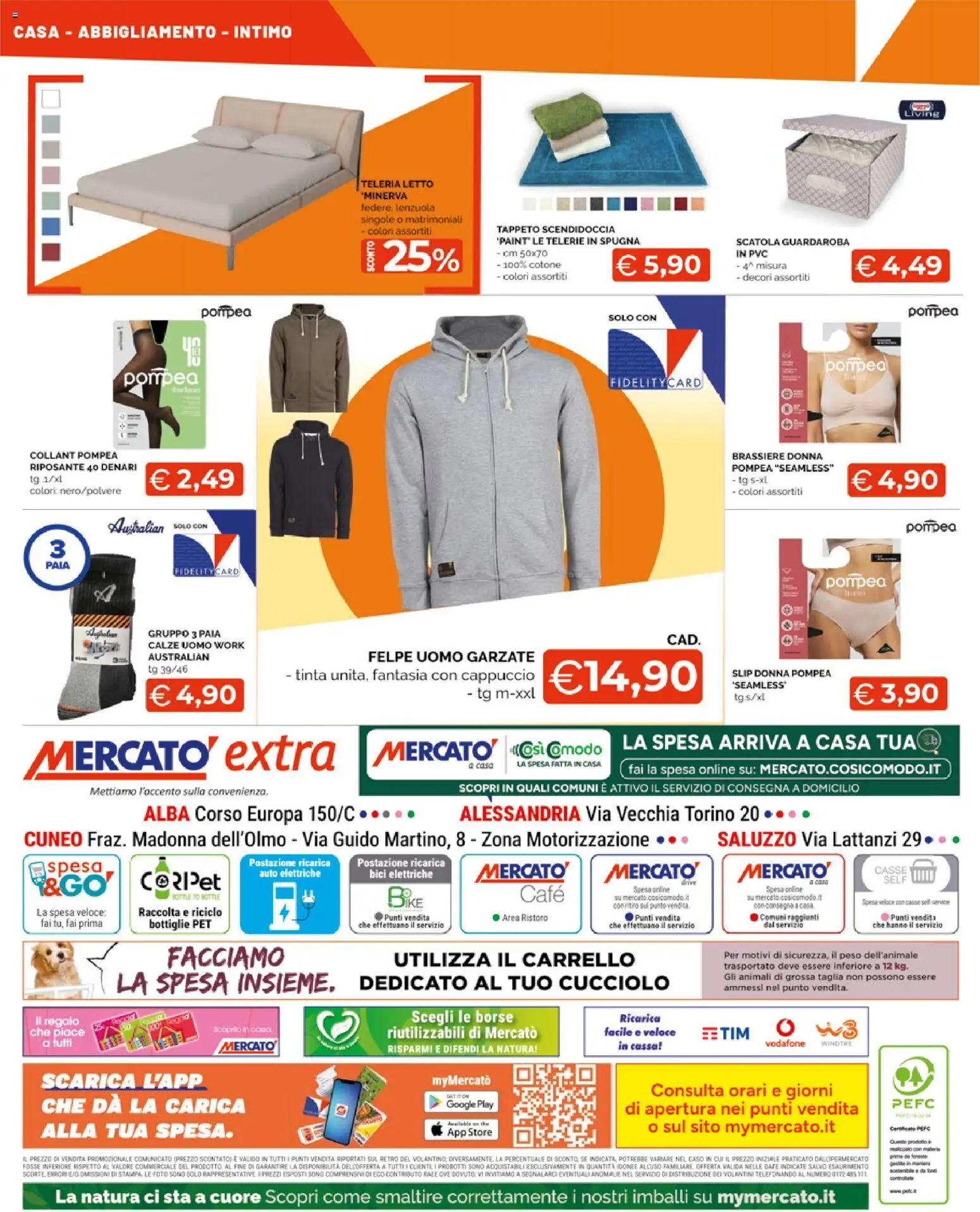 Volantino Mercatò del 16.02.2026 | Pagina: 24 | Prodotti: Intimo, Slip, Carrello, Tappeto